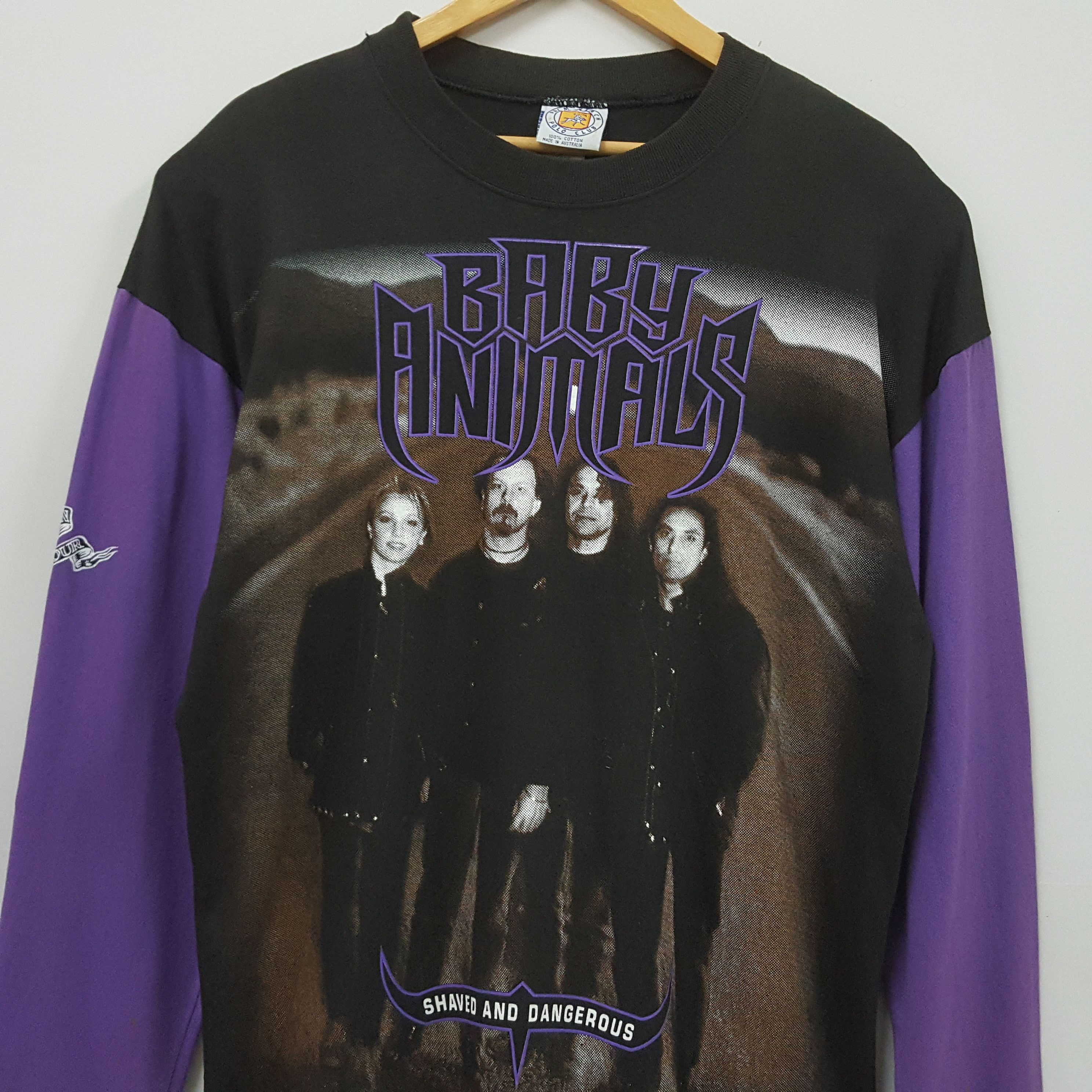 Band Tees × Vintage Vintage 90's BABY ANIMALS Australia Hard Rock band Tour tee Size US XL / EU 56 / 4 - 2 Thumbnail