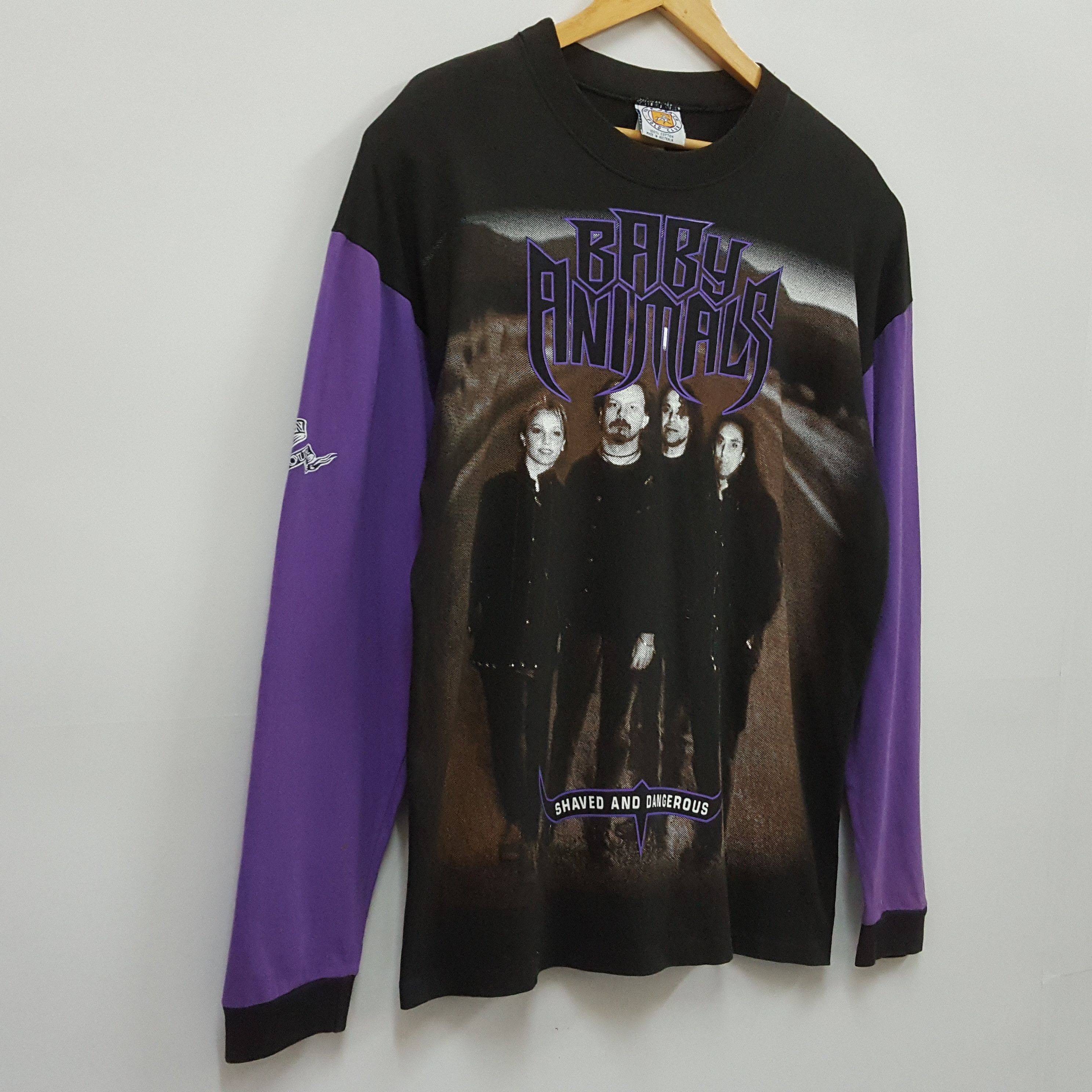 Band Tees × Vintage Vintage 90's BABY ANIMALS Australia Hard Rock band Tour tee Size US XL / EU 56 / 4 - 4 Thumbnail