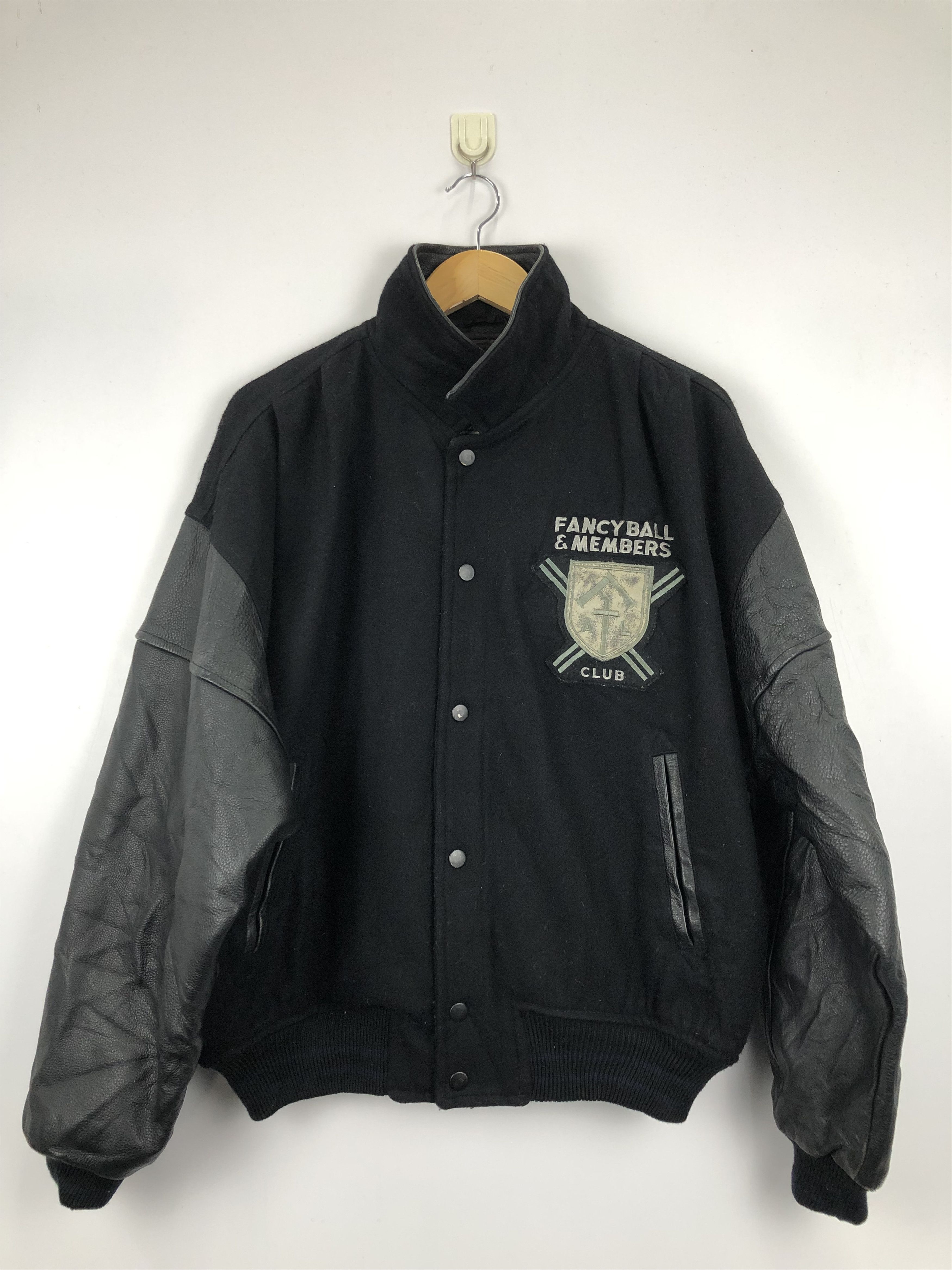 Vintage Vintage 80s Americans Legion Club Varsity Leather V0394 Size US L / EU 52-54 / 3 - 2 Thumbnail