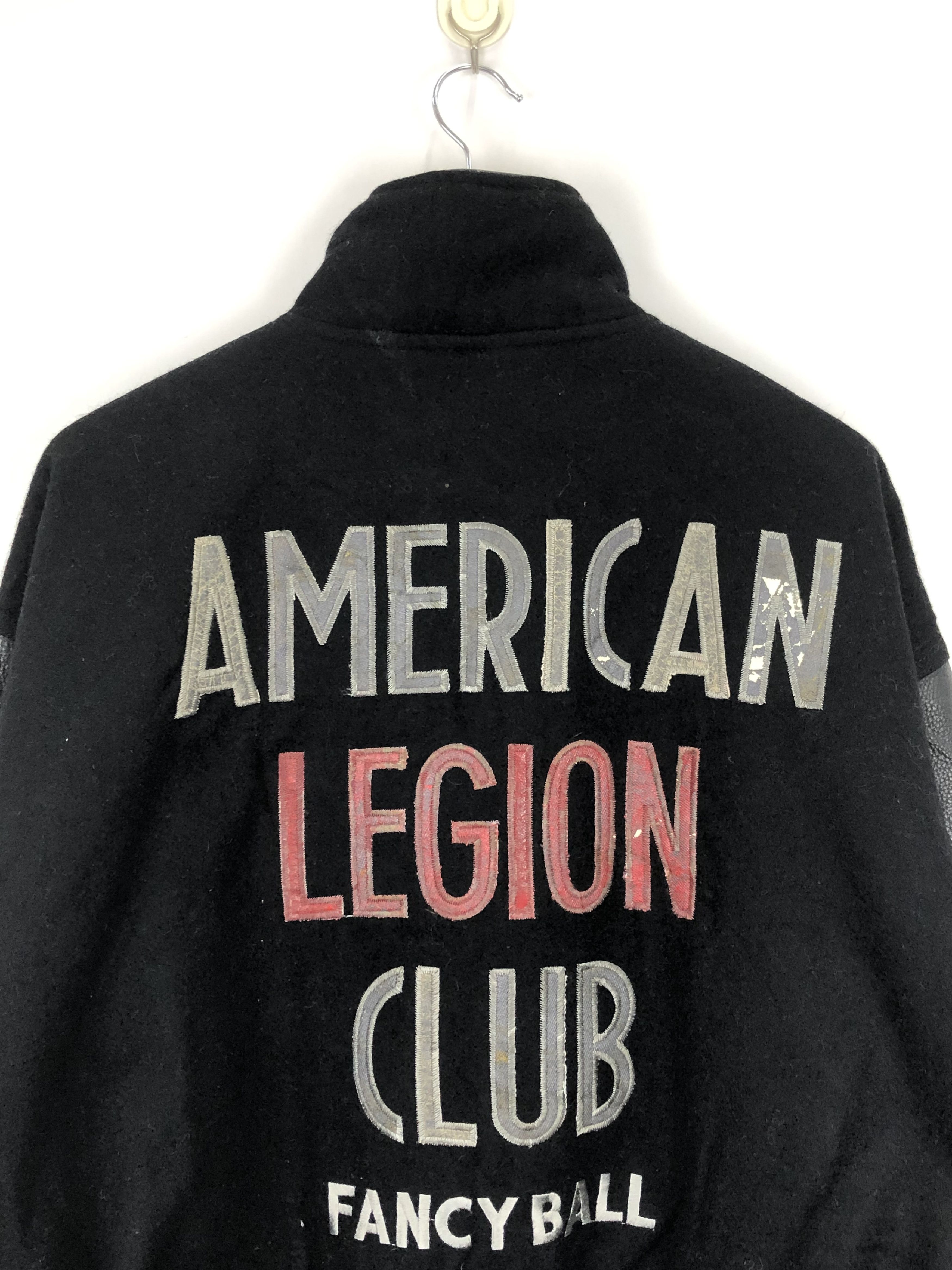 Vintage Vintage 80s Americans Legion Club Varsity Leather V0394 Size US L / EU 52-54 / 3 - 3 Thumbnail