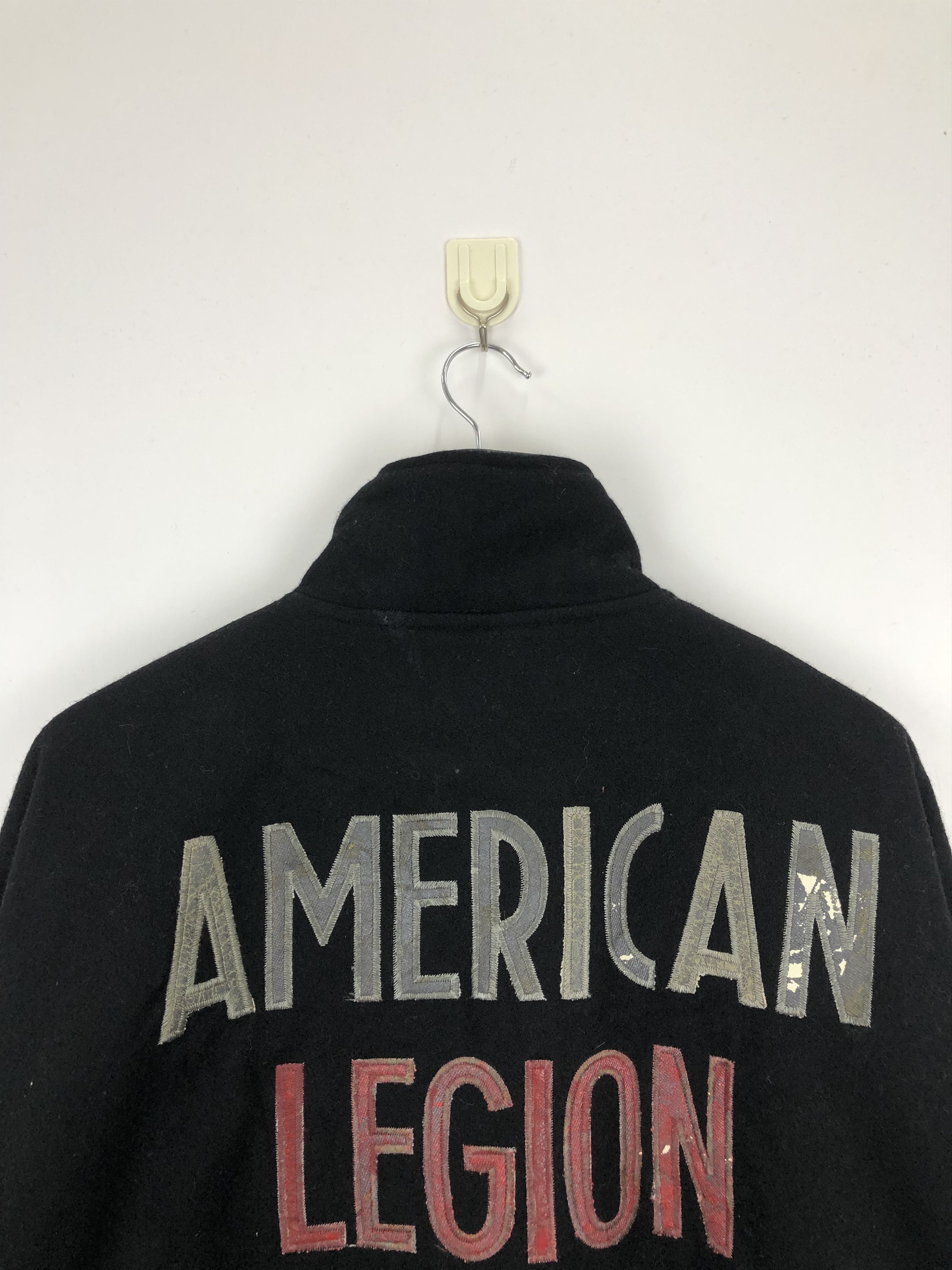 Vintage Vintage 80s Americans Legion Club Varsity Leather V0394 Size US L / EU 52-54 / 3 - 9 Thumbnail