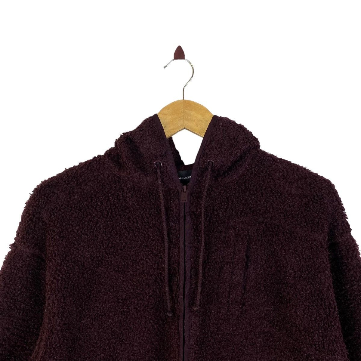 GU UNDERCOVER Japanese Brand Fleece Hoodie Parkas Jacket