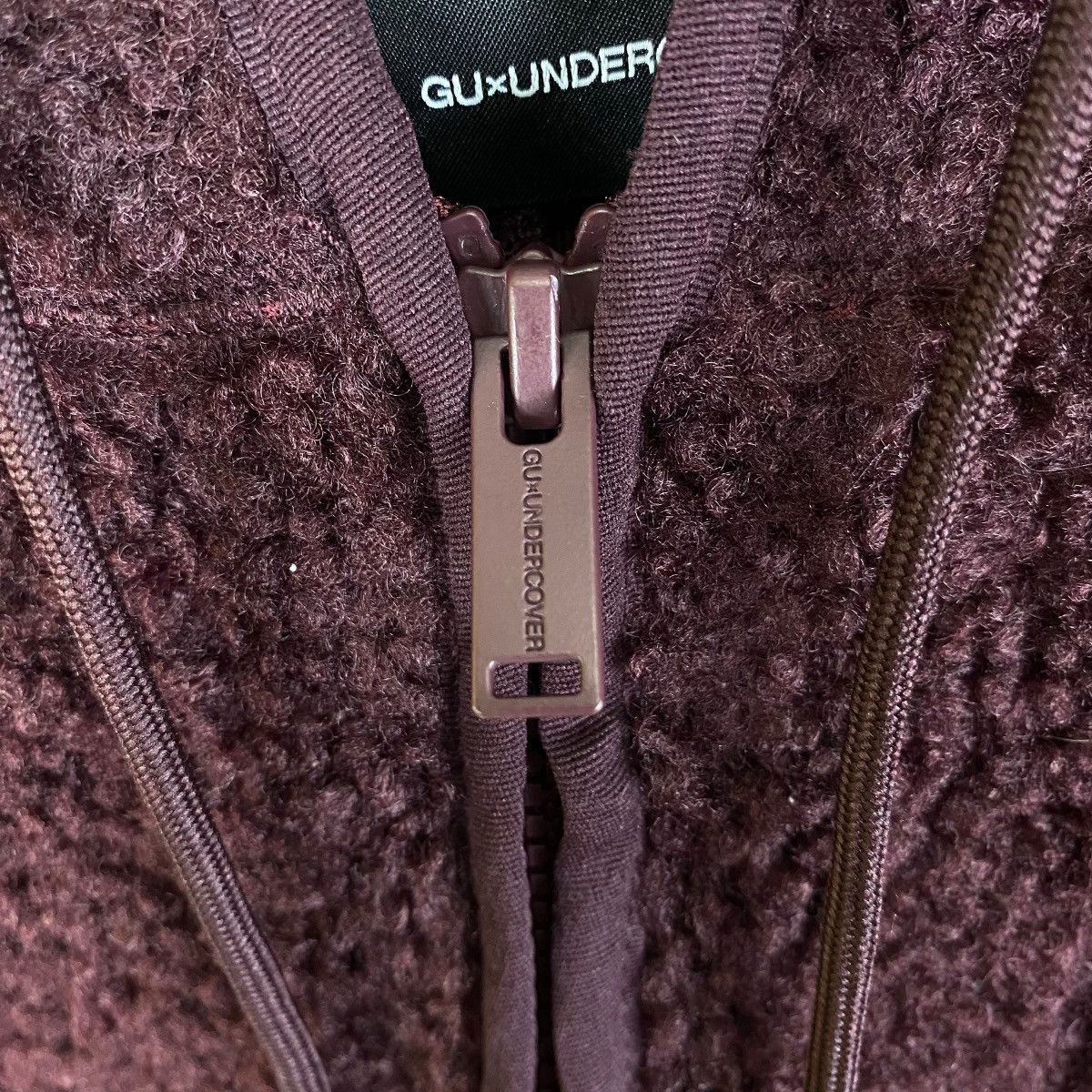 GU UNDERCOVER Japanese Brand Fleece Hoodie Parkas Jacket