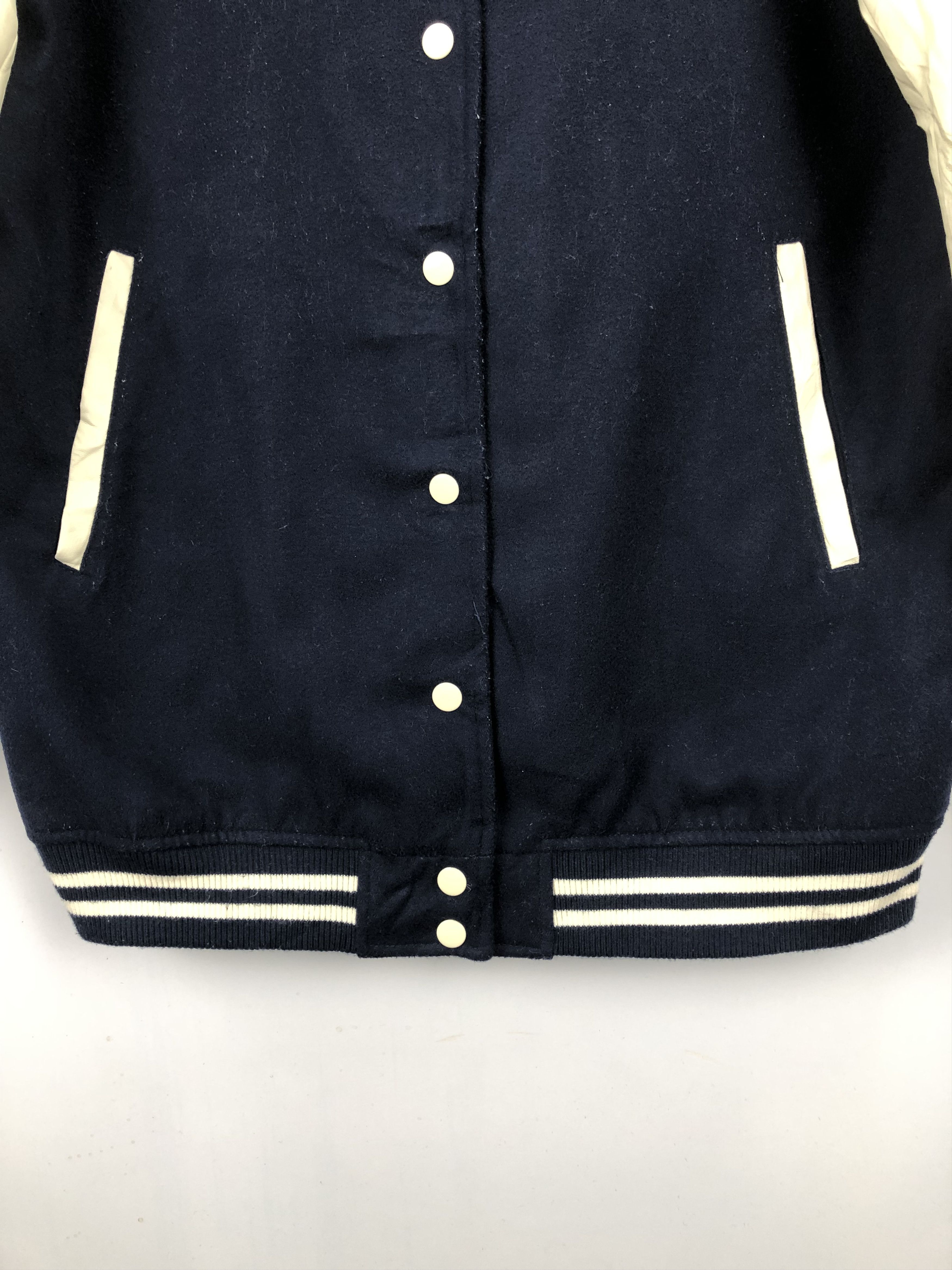 Japanese Brand Vintage Japanese Brand Igni Varsity Jacket Leather V0391 Size US M / EU 48-50 / 2 - 7 Thumbnail