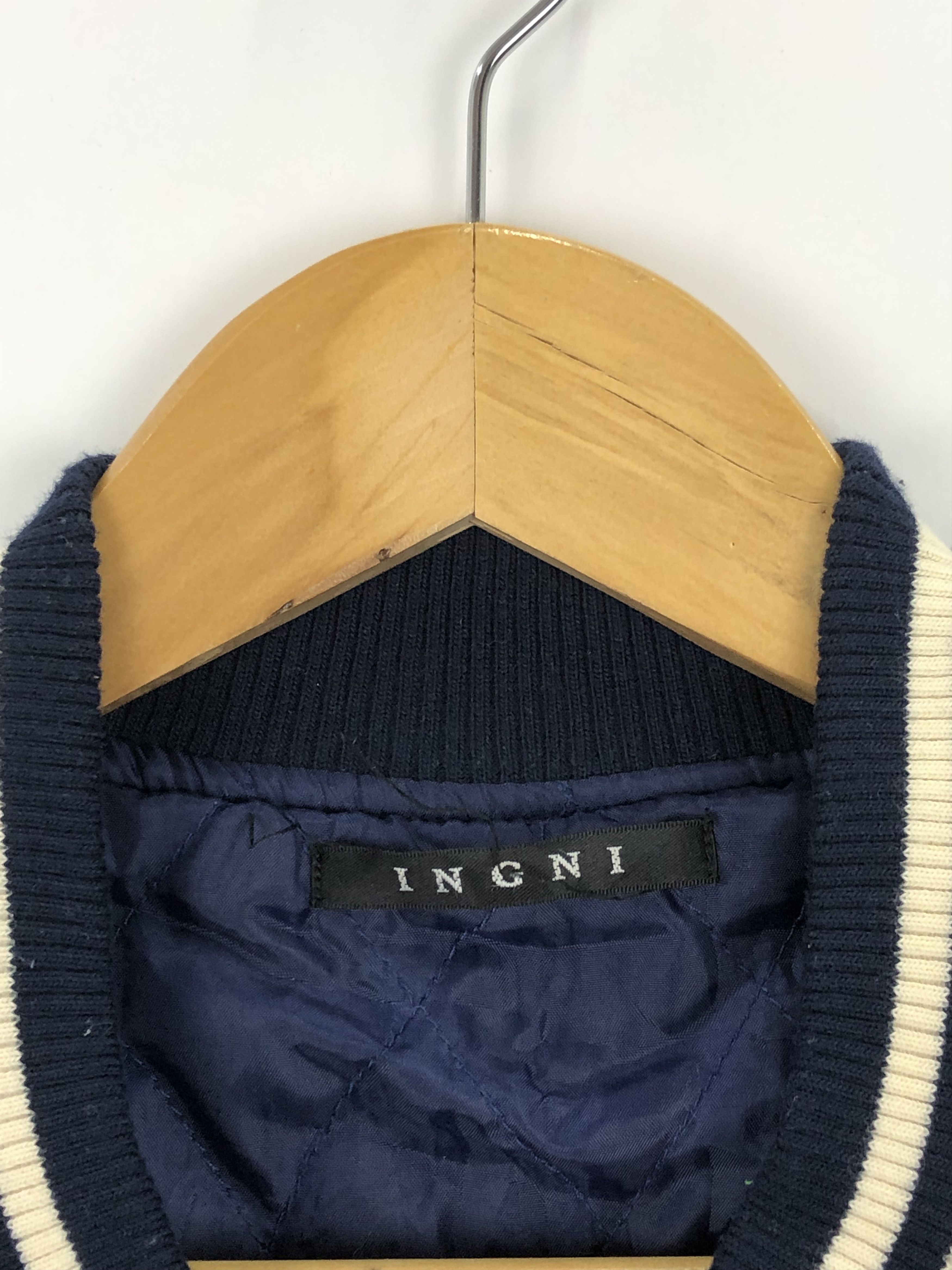 Japanese Brand Vintage Japanese Brand Igni Varsity Jacket Leather V0391 Size US M / EU 48-50 / 2 - 5 Thumbnail