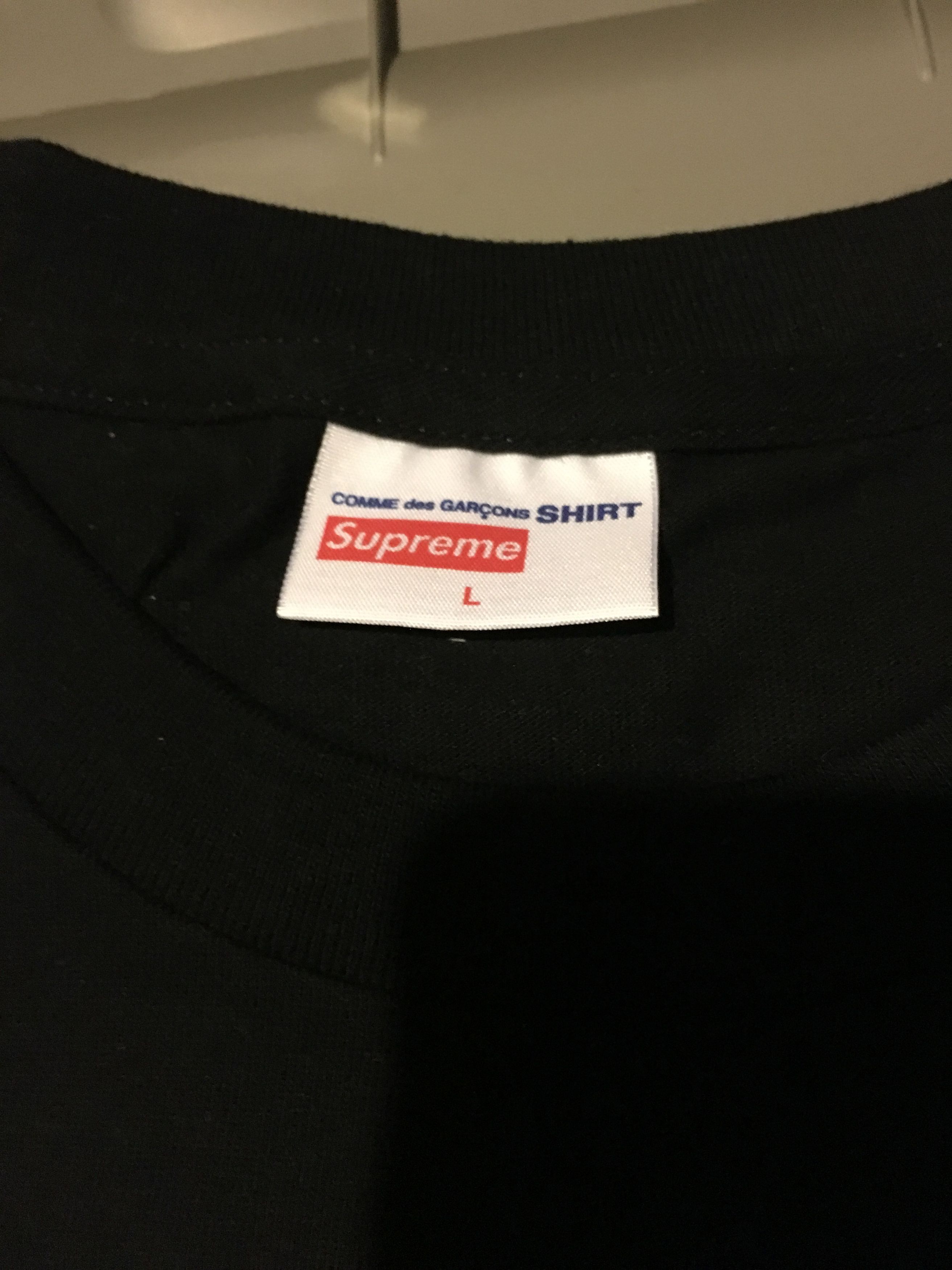 Comme des Garcons Supreme Comme des Garcons Harold Hunter Tee Black Large Size US L / EU 52-54 / 3 - 2 Thumbnail