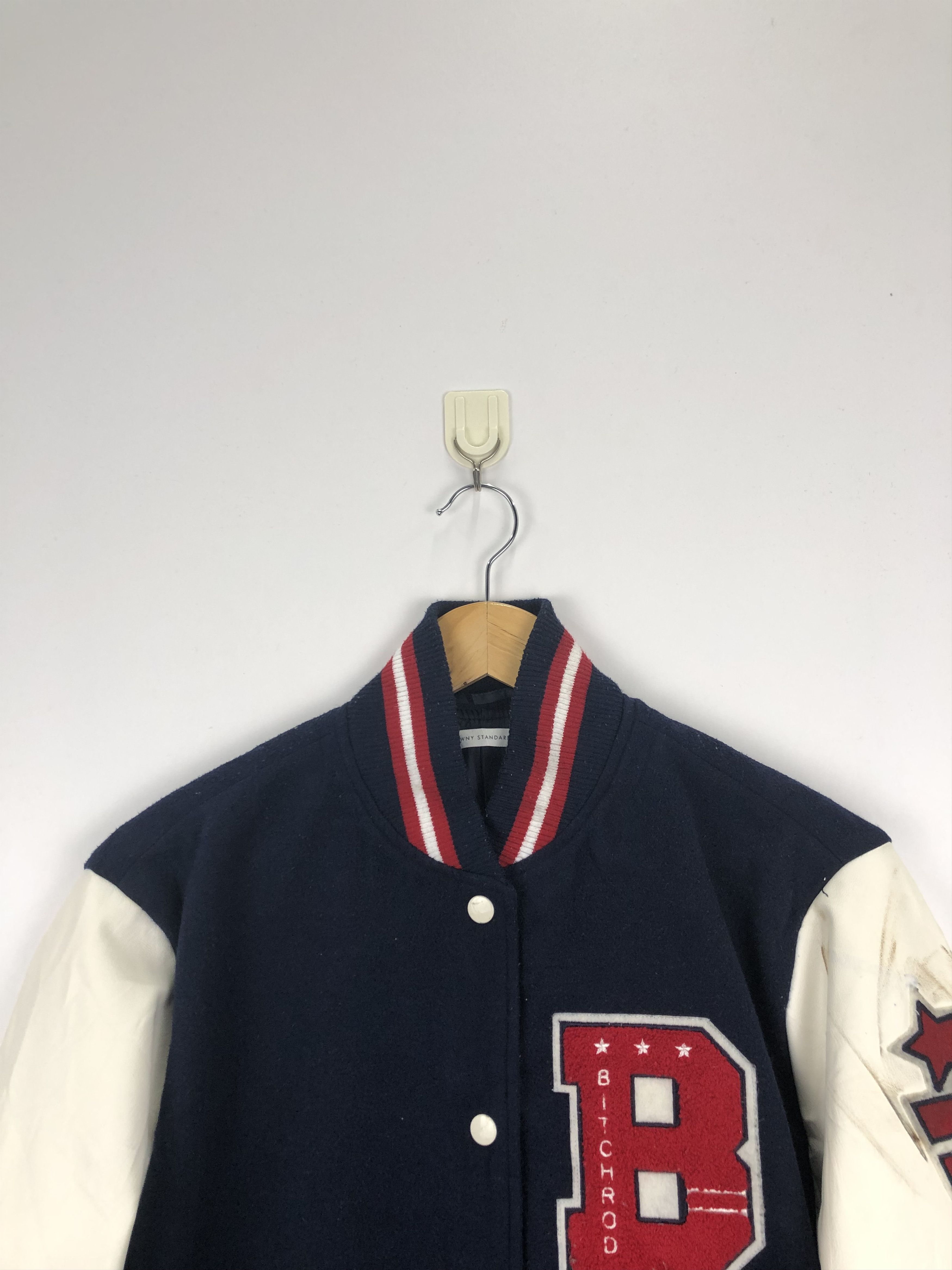 Japanese Brand Vintage Japanese Brand Browny Varsity Jacket Leather V0376 Size US M / EU 48-50 / 2 - 2 Thumbnail