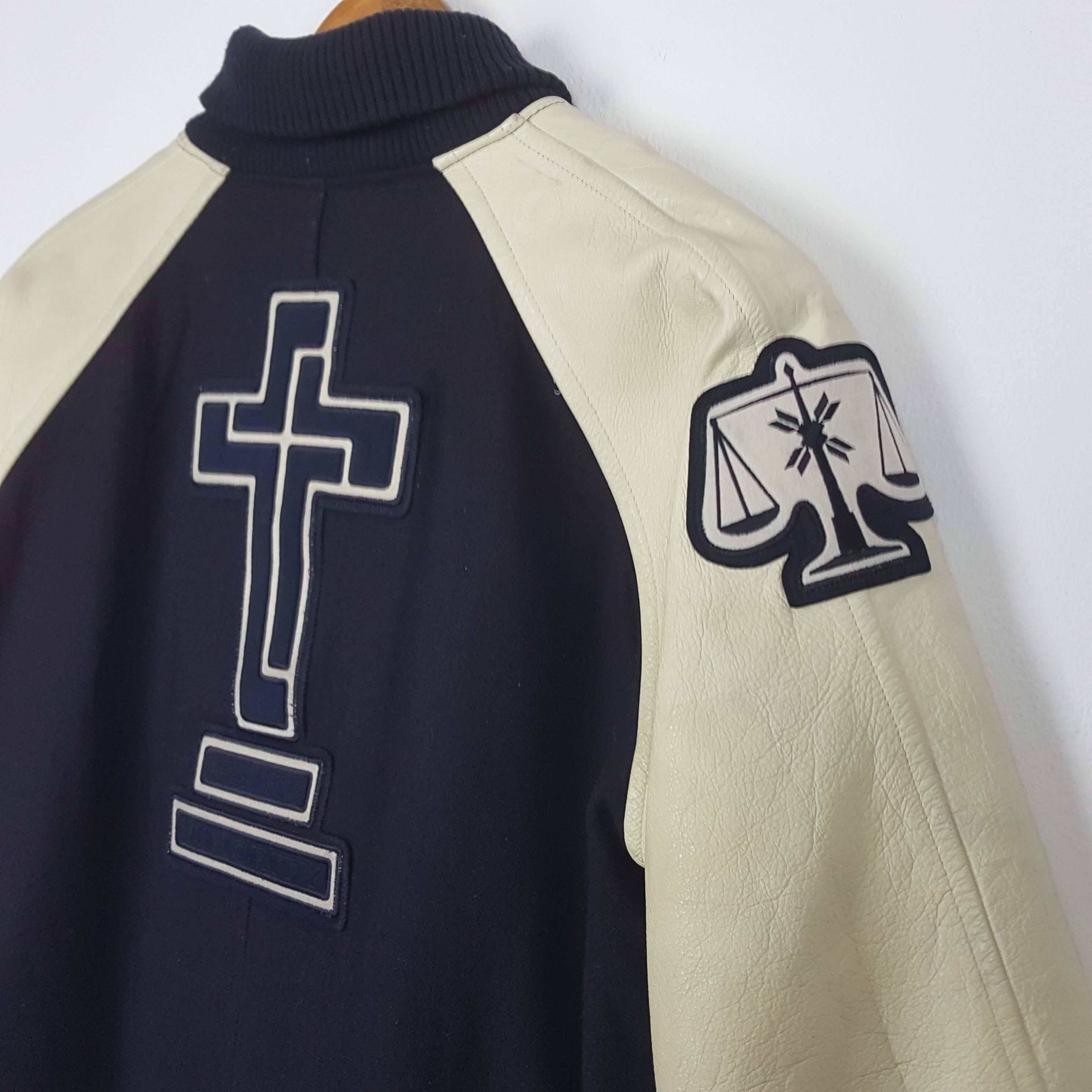 Japanese Brand × Vintage Vintage MINORITY Japanese Brand Varsity Jacket Size US L / EU 52-54 / 3 - 7 Thumbnail