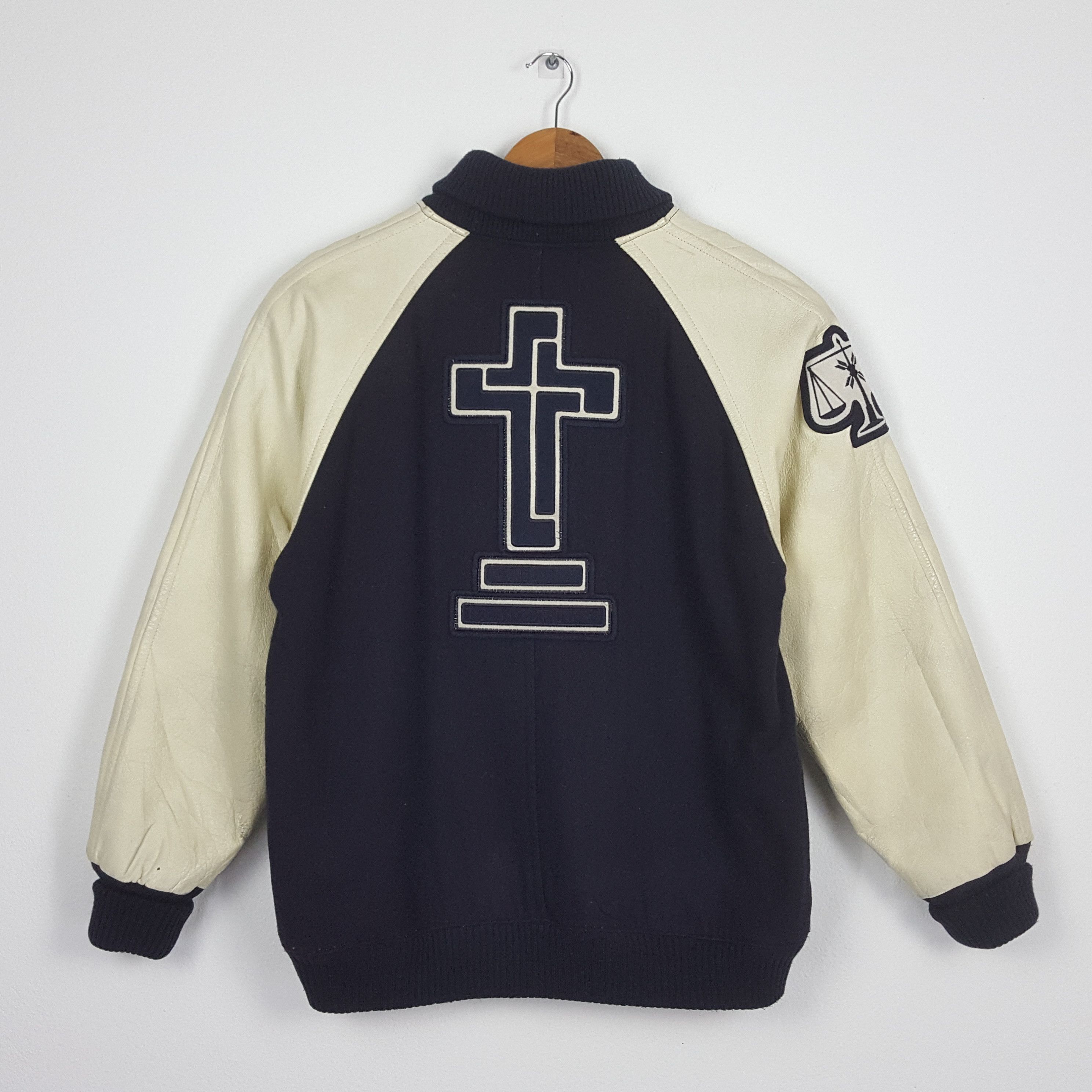 Japanese Brand × Vintage Vintage MINORITY Japanese Brand Varsity Jacket Size US L / EU 52-54 / 3 - 4 Thumbnail