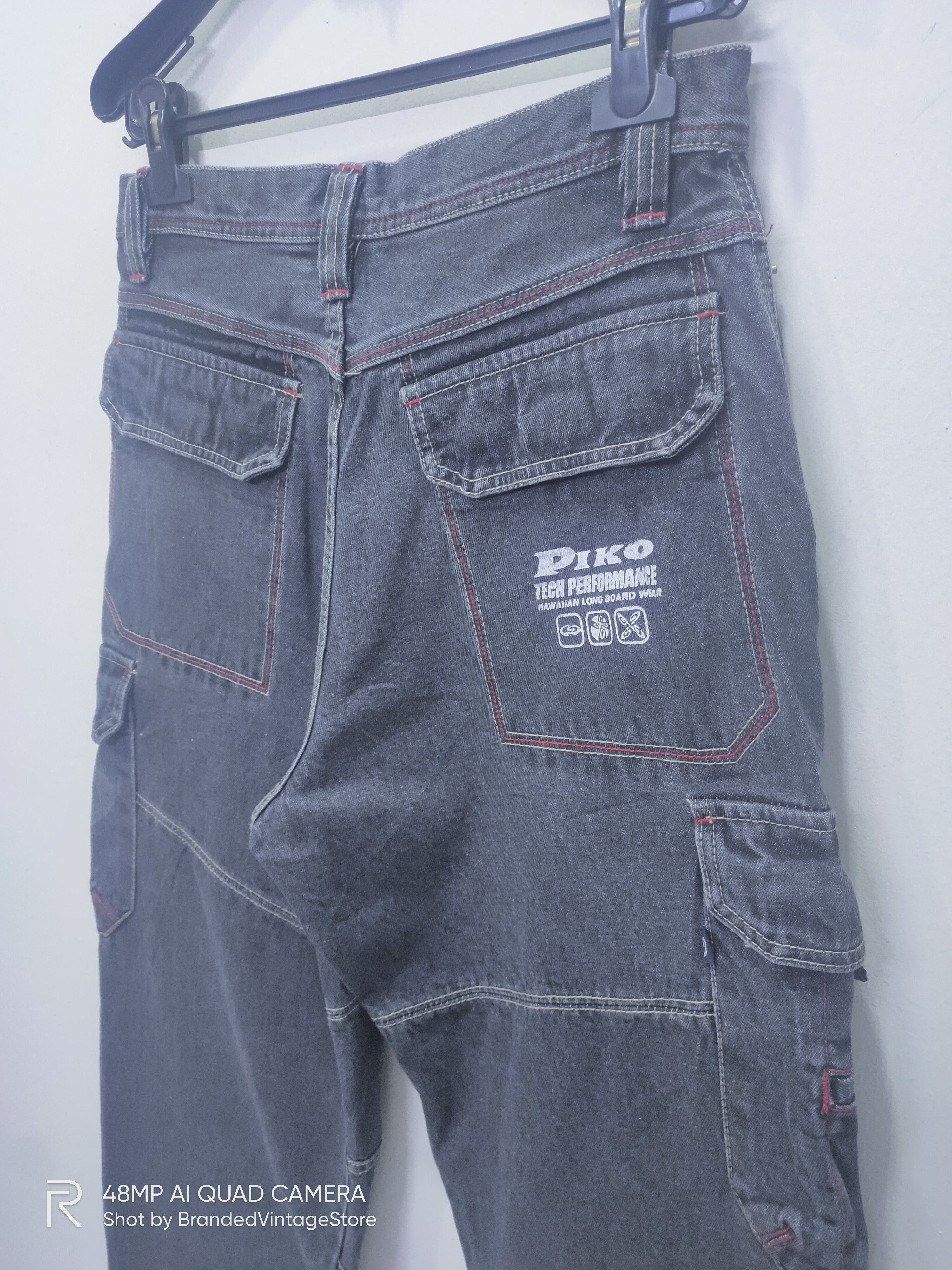 Saturdays NYC PIKO Double Knee Multipocket Tactical Denim Cargo Pant Jean Size US 31 - 12 Thumbnail