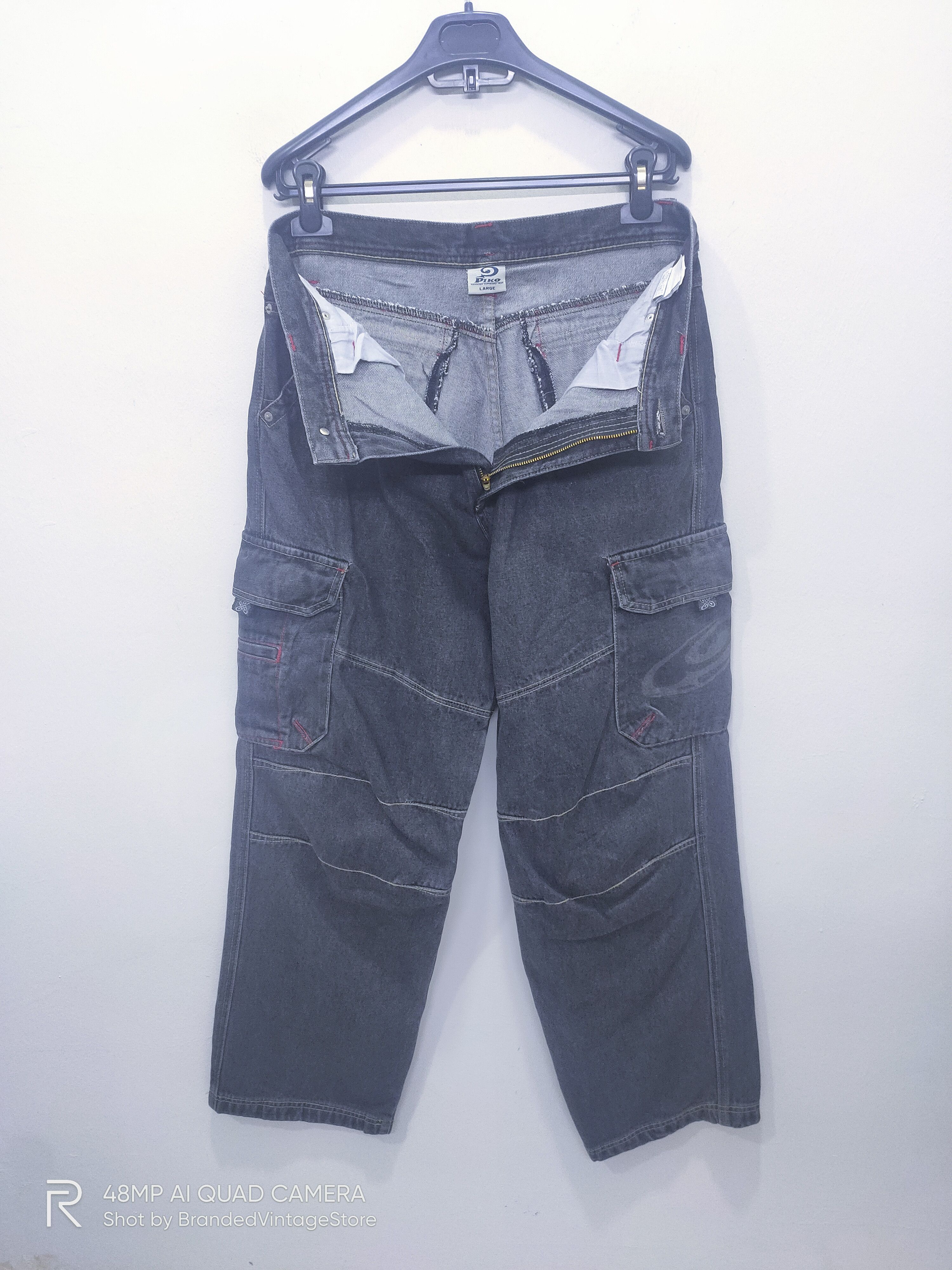 Saturdays NYC PIKO Double Knee Multipocket Tactical Denim Cargo Pant Jean Size US 31 - 3 Thumbnail