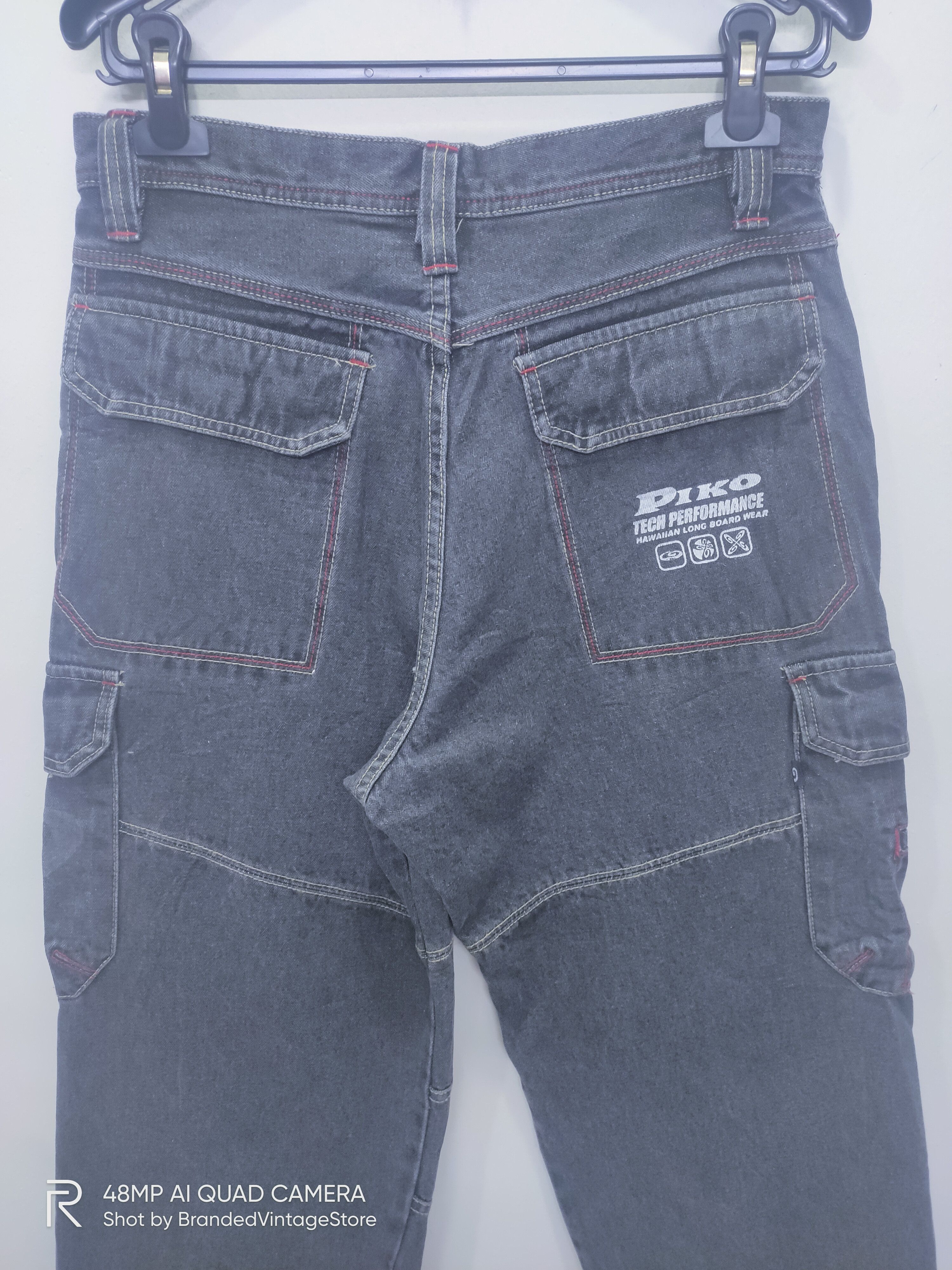 Saturdays NYC PIKO Double Knee Multipocket Tactical Denim Cargo Pant Jean Size US 31 - 9 Thumbnail