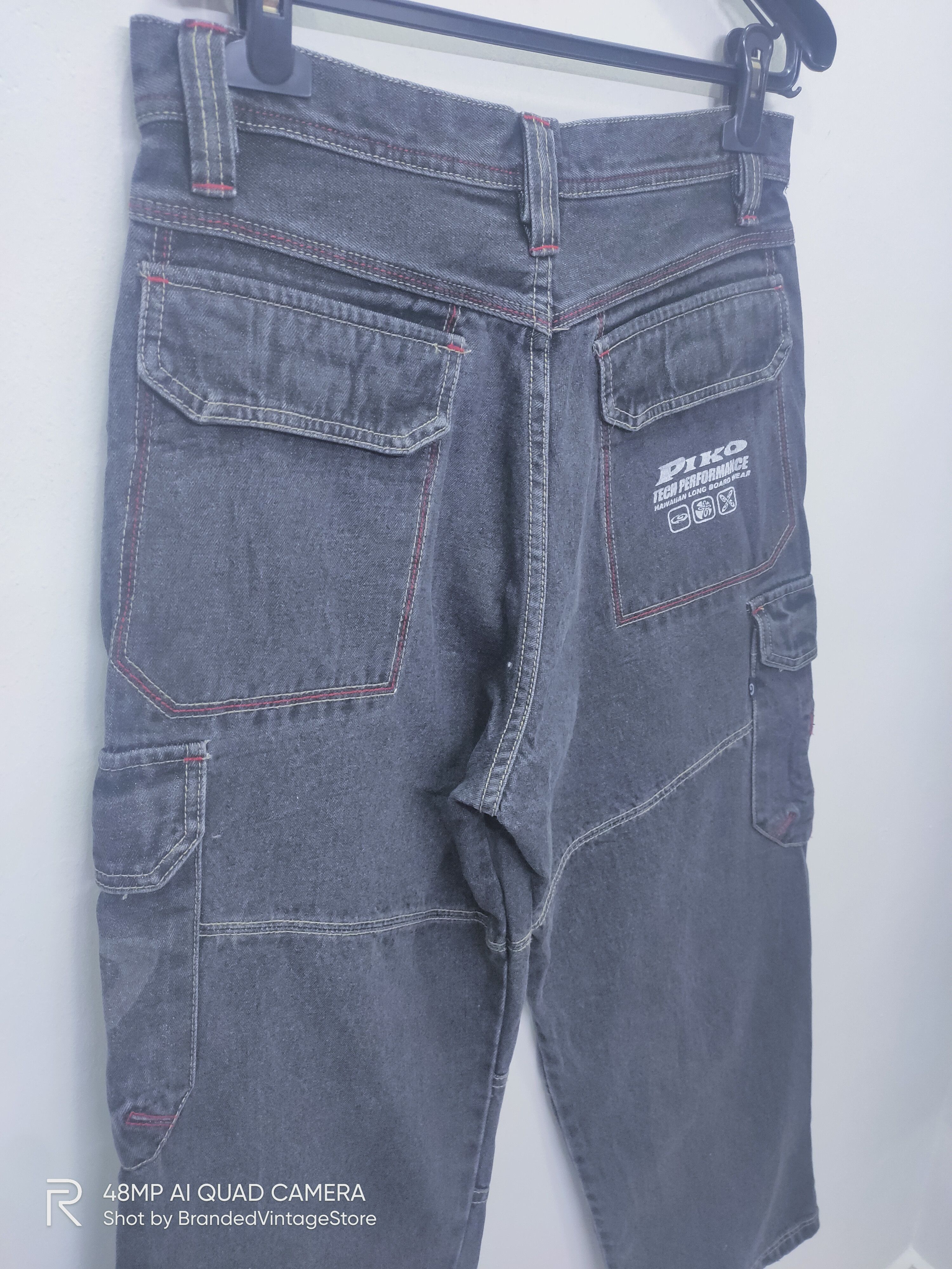 Saturdays NYC PIKO Double Knee Multipocket Tactical Denim Cargo Pant Jean Size US 31 - 11 Thumbnail