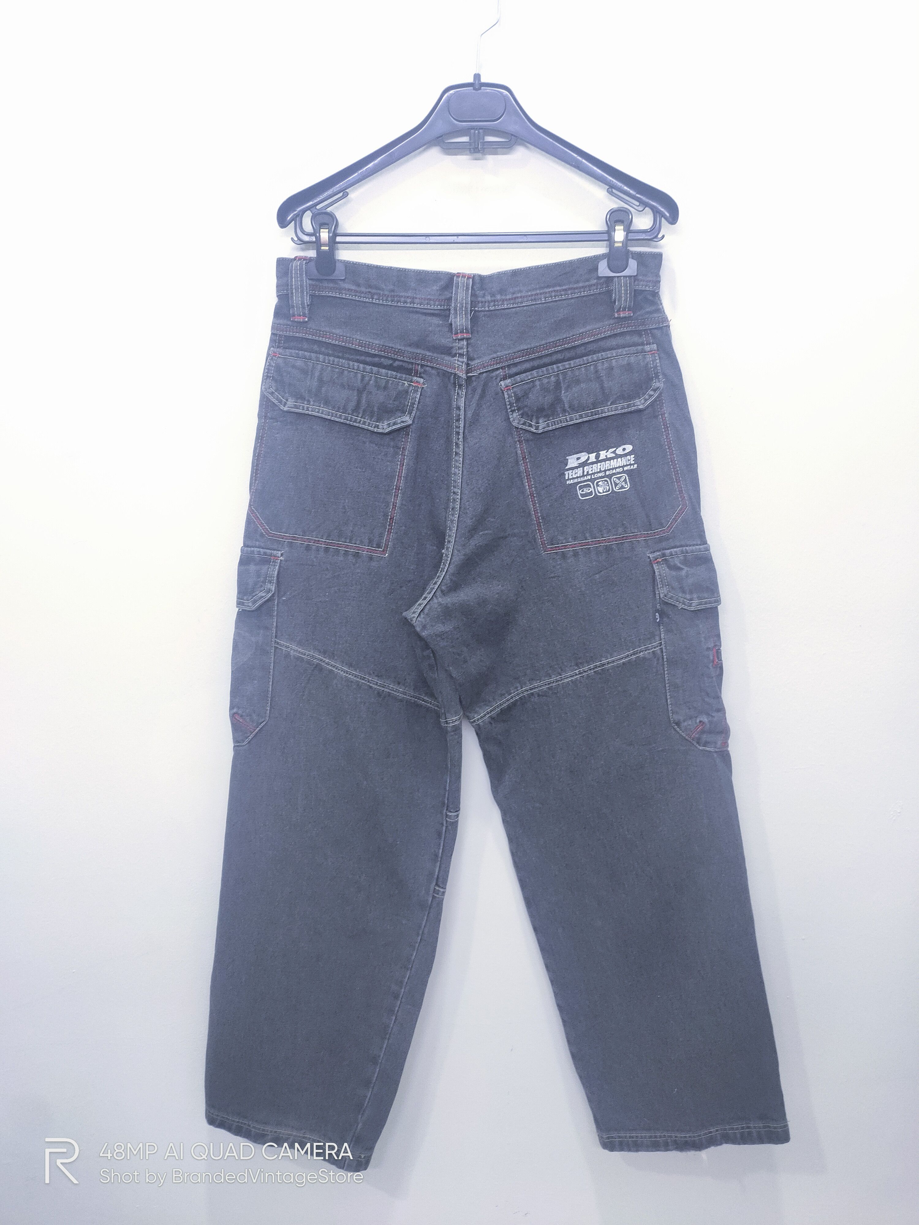 Saturdays NYC PIKO Double Knee Multipocket Tactical Denim Cargo Pant Jean Size US 31 - 2 Thumbnail