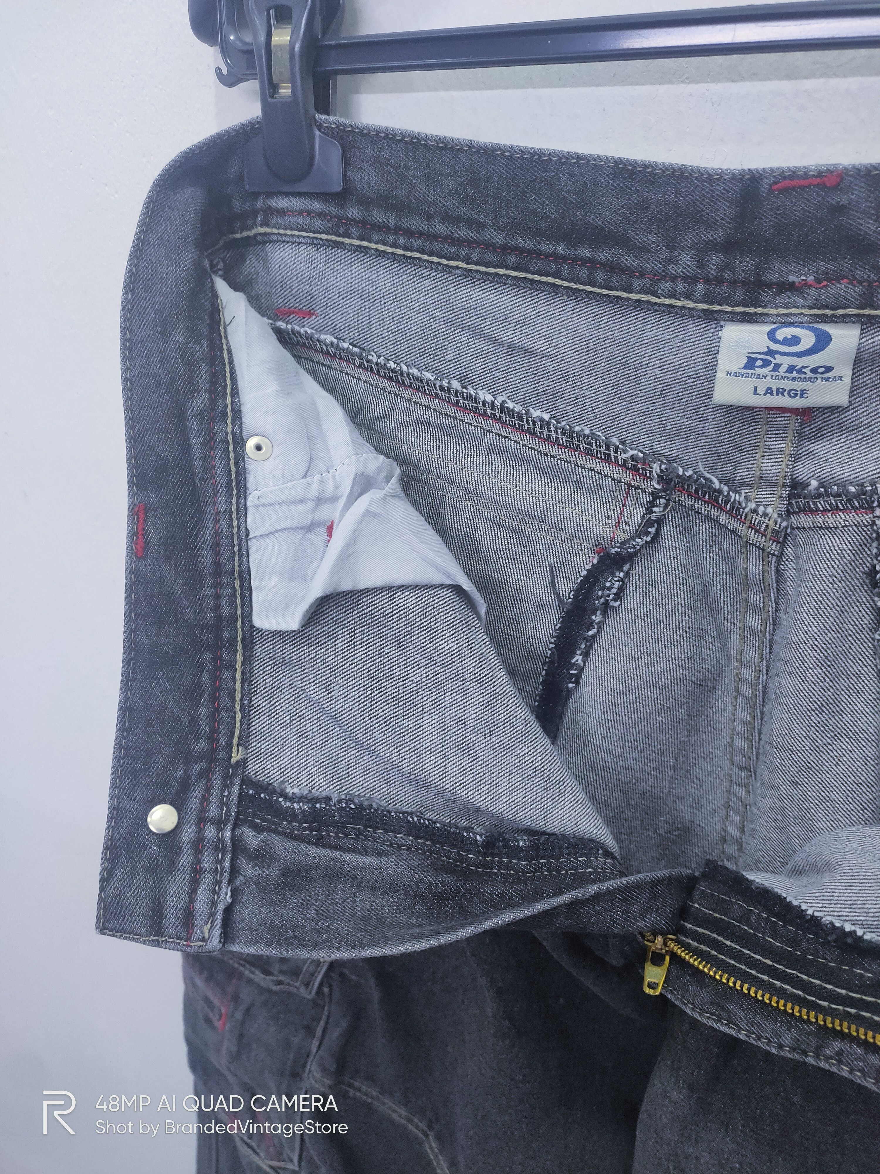 Saturdays NYC PIKO Double Knee Multipocket Tactical Denim Cargo Pant Jean Size US 31 - 17 Thumbnail
