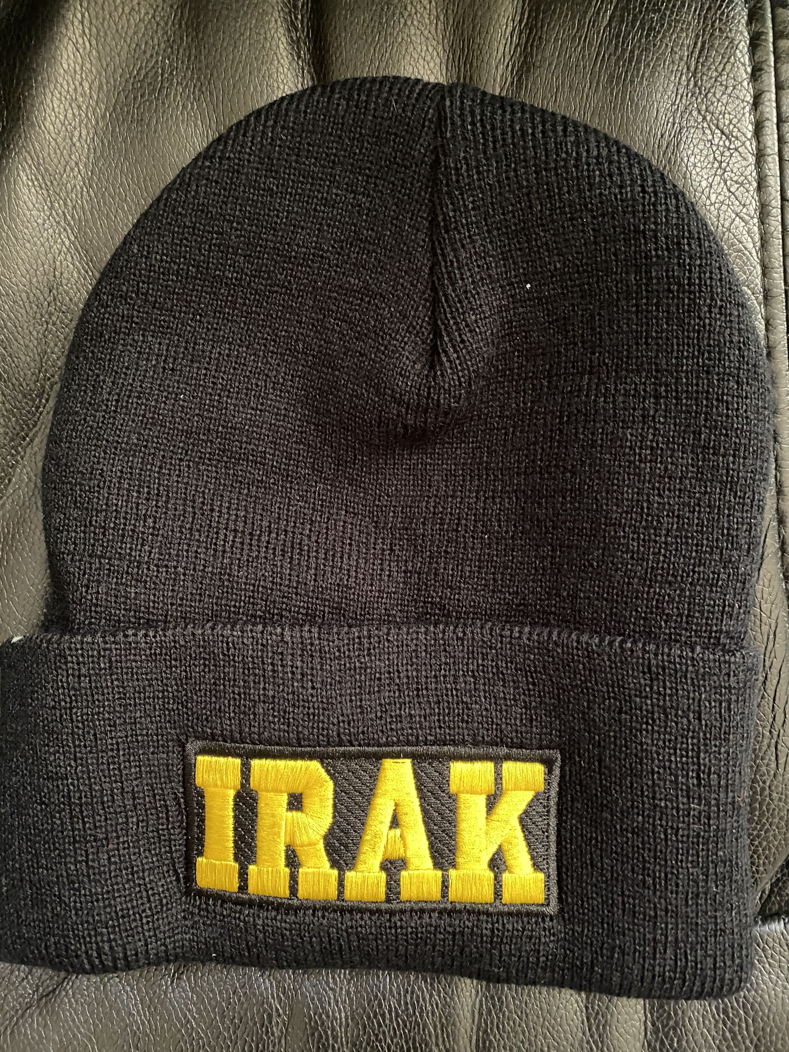 IRAK Irak Logo Beanie Black Size ONE SIZE - 1 Thumbnail
