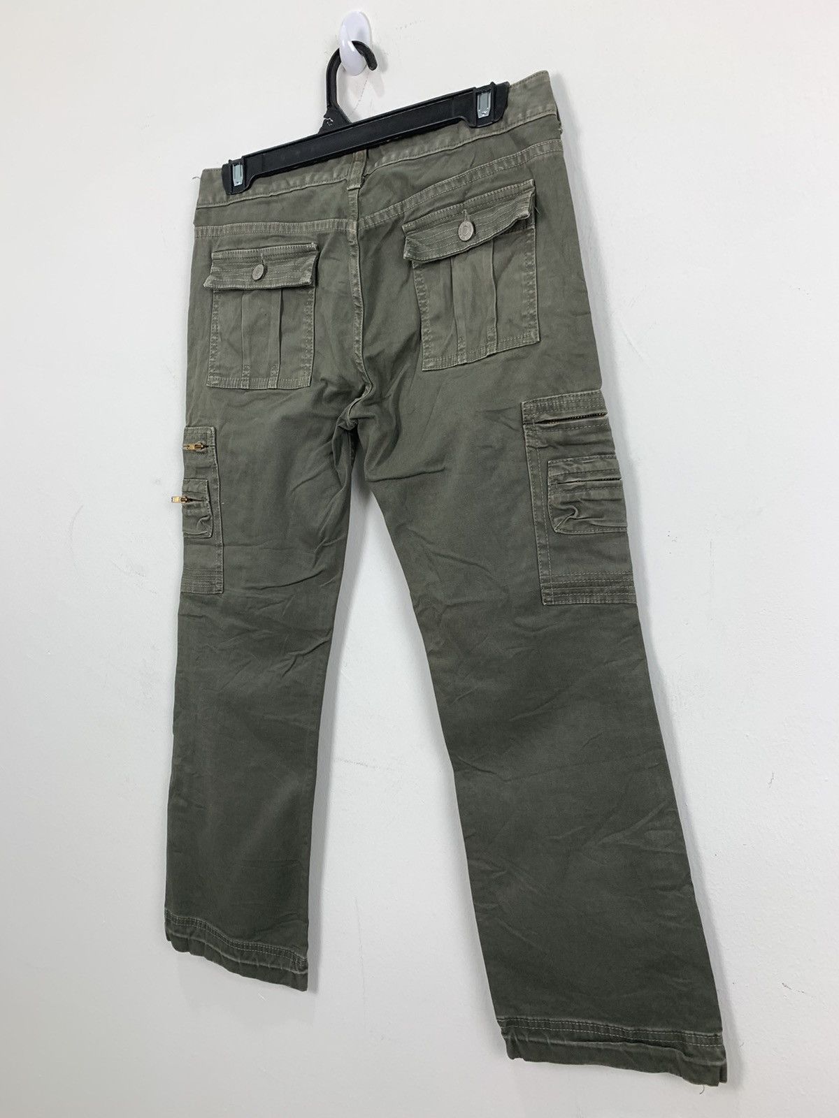 COMME CA DU MODE 10Pocket Bondage Utilities Crop Cargo Pant