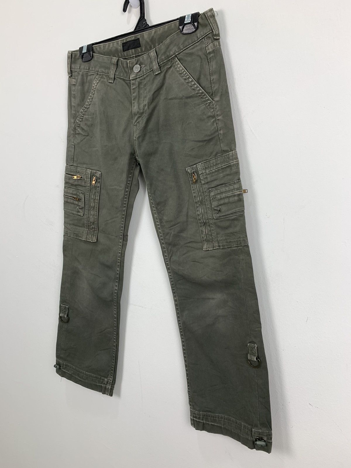 COMME CA DU MODE 10Pocket Bondage Utilities Crop Cargo Pant