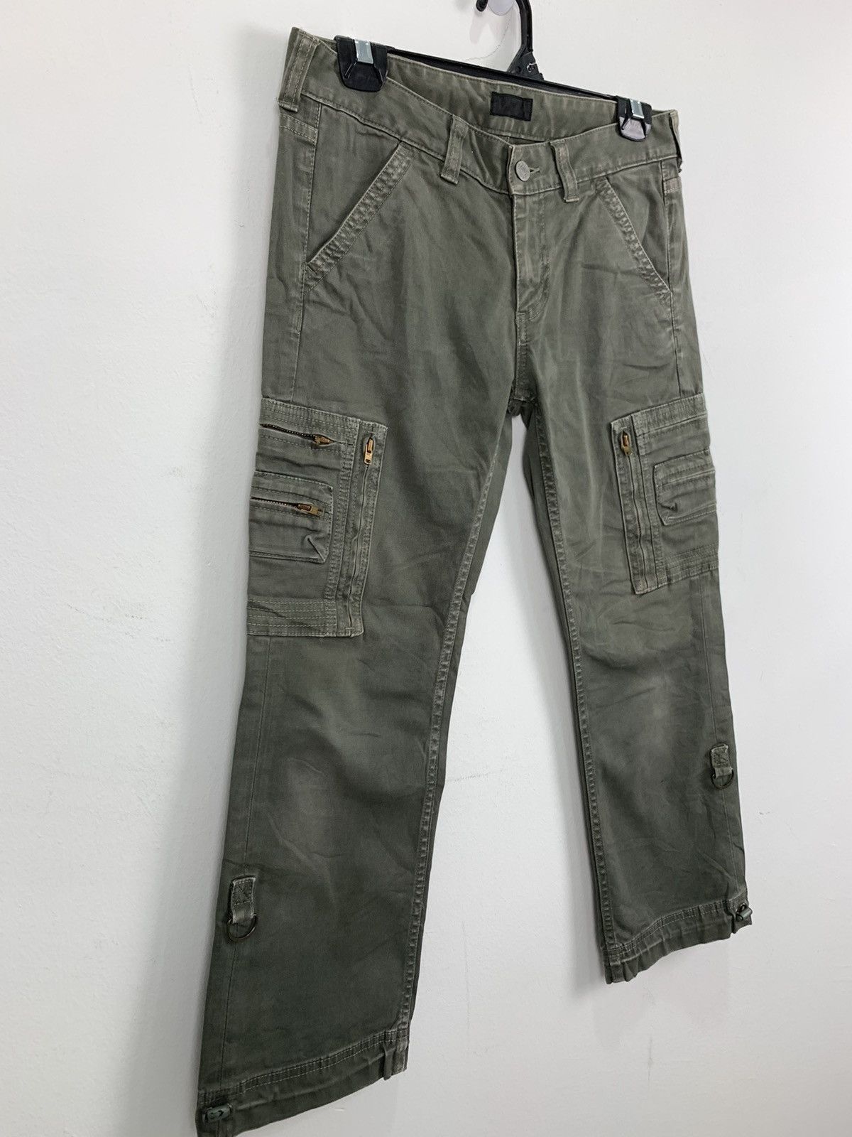 COMME CA DU MODE 10Pocket Bondage Utilities Crop Cargo Pant