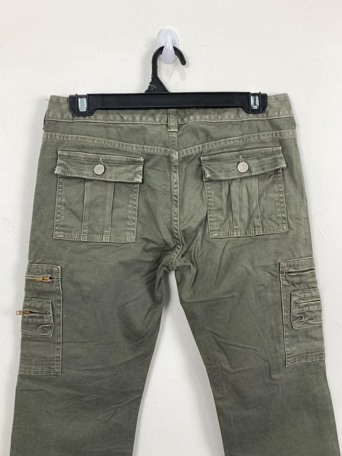 COMME CA DU MODE 10Pocket Bondage Utilities Crop Cargo Pant