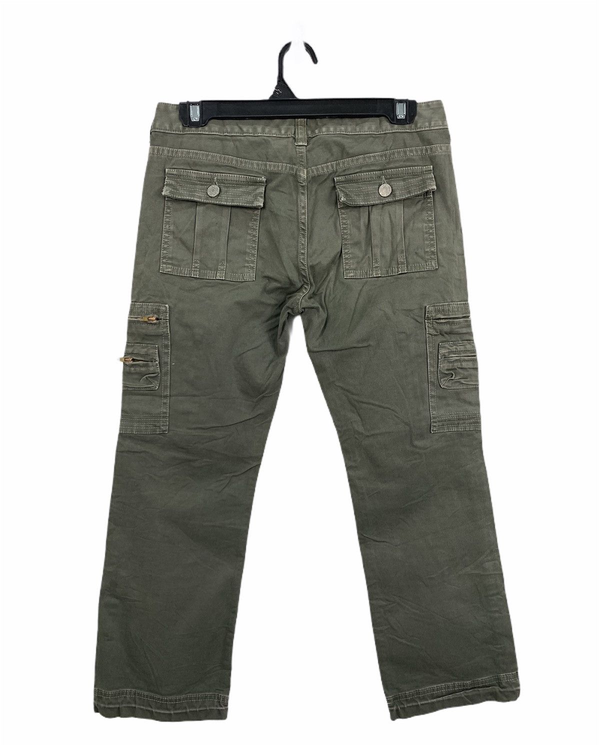 COMME CA DU MODE 10Pocket Bondage Utilities Crop Cargo Pant