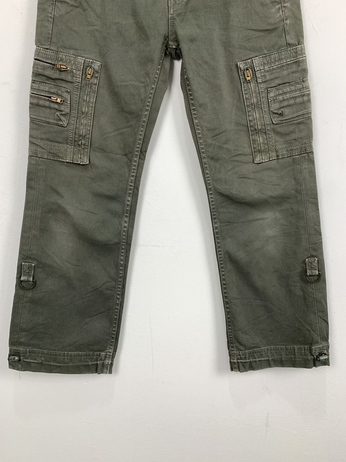 COMME CA DU MODE 10Pocket Bondage Utilities Crop Cargo Pant