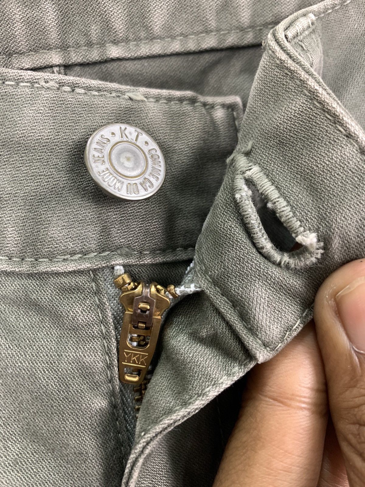 COMME CA DU MODE 10Pocket Bondage Utilities Crop Cargo Pant