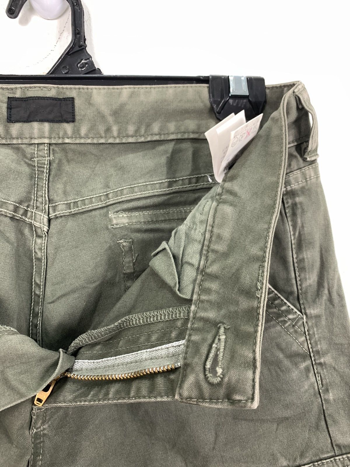 COMME CA DU MODE 10Pocket Bondage Utilities Crop Cargo Pant