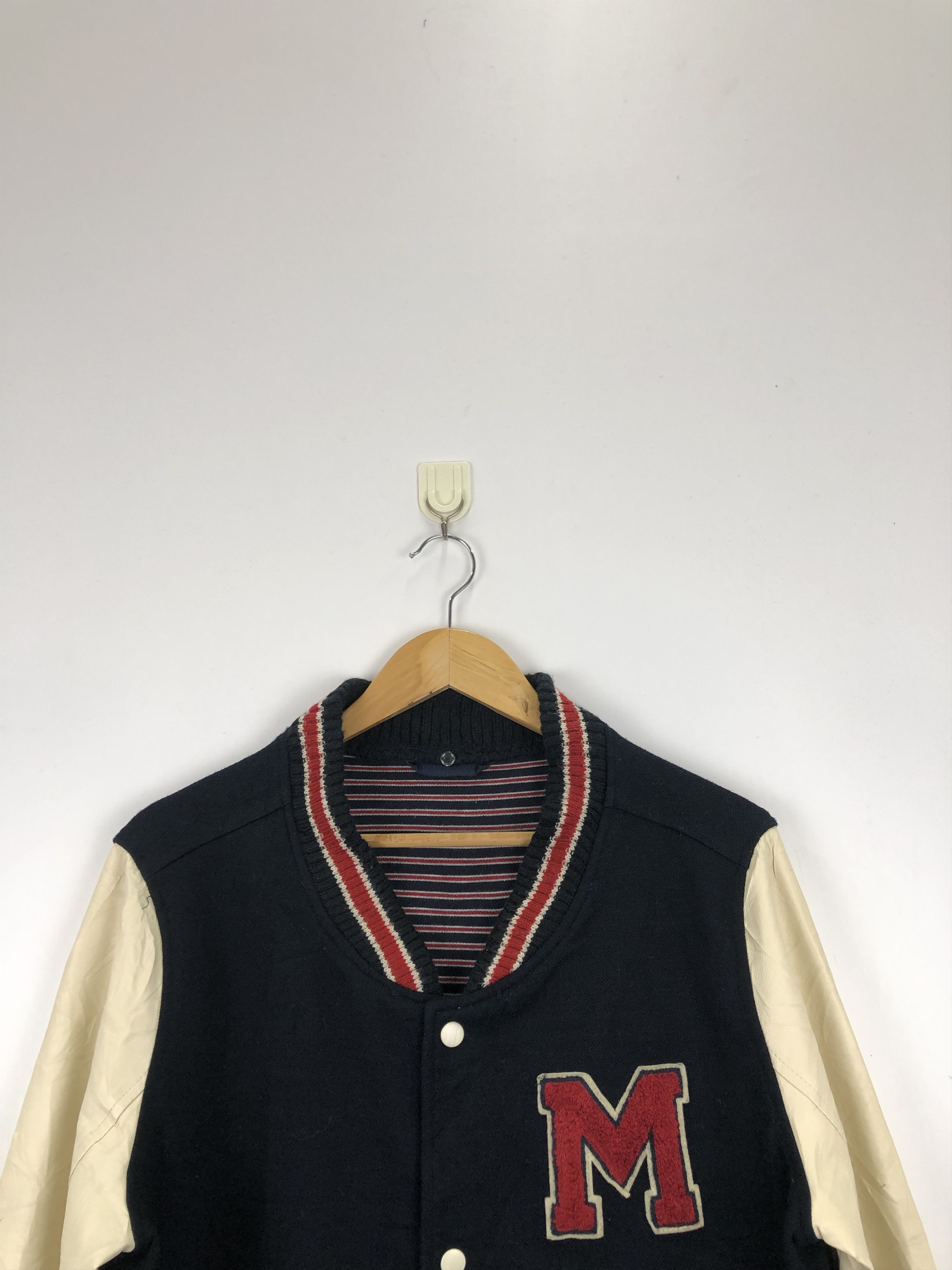 Japanese Brand Vintage Japanese Brand Synthetic Leather Varsity V0382 Size US M / EU 48-50 / 2 - 2 Thumbnail