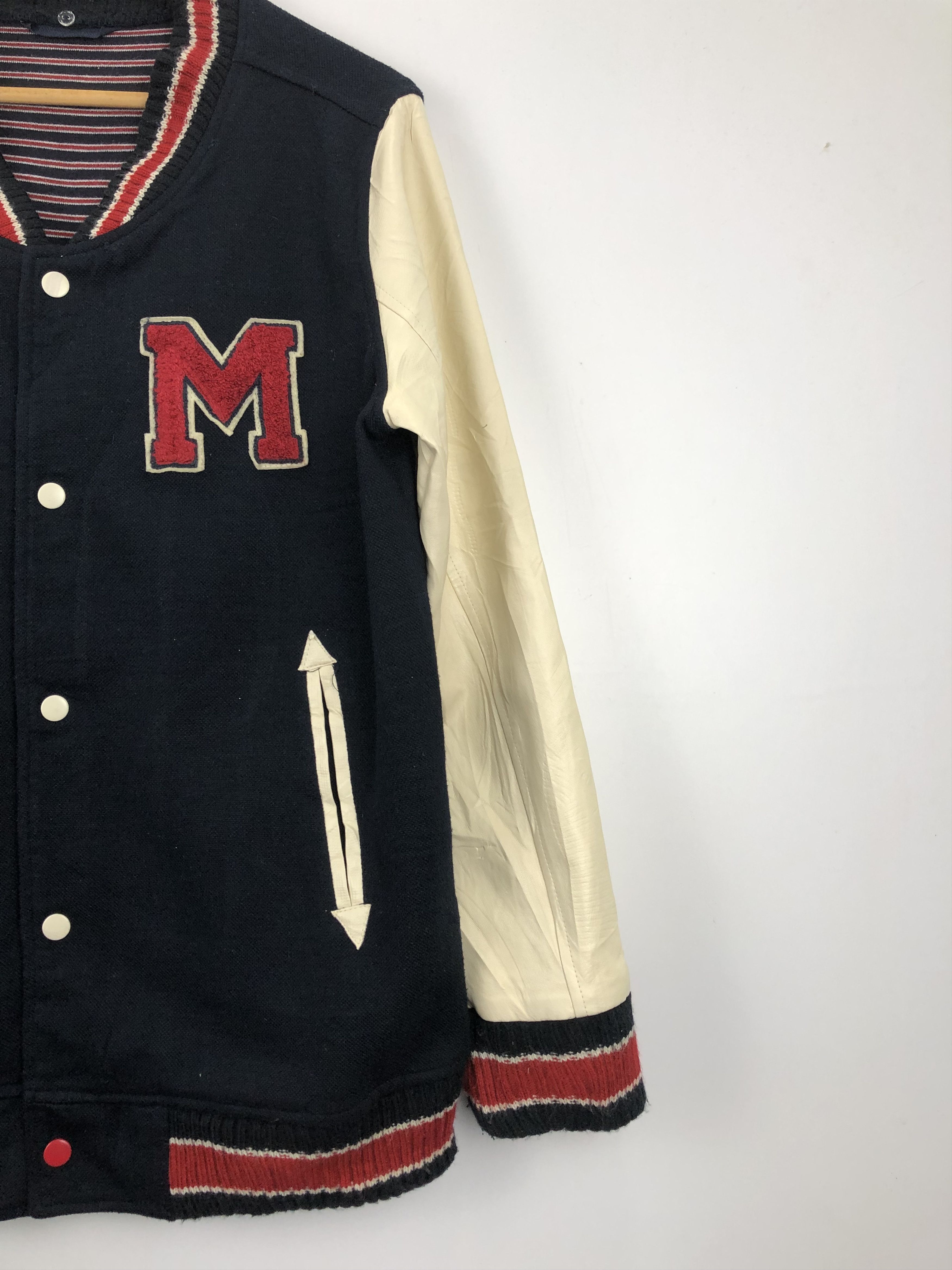 Japanese Brand Vintage Japanese Brand Synthetic Leather Varsity V0382 Size US M / EU 48-50 / 2 - 7 Thumbnail