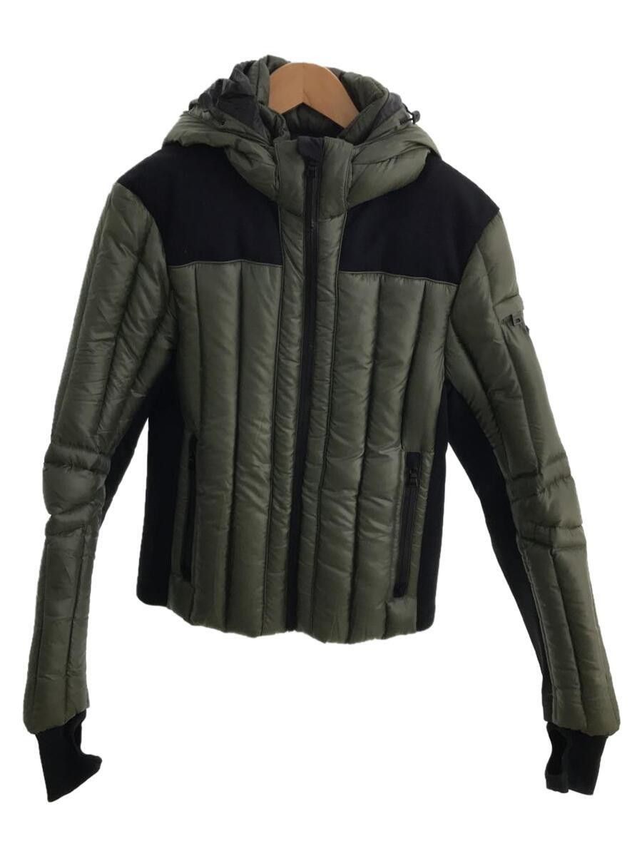 image of Prada Archive Quilted Puffer Down Jacket in Khaki, Men's (Size Small)