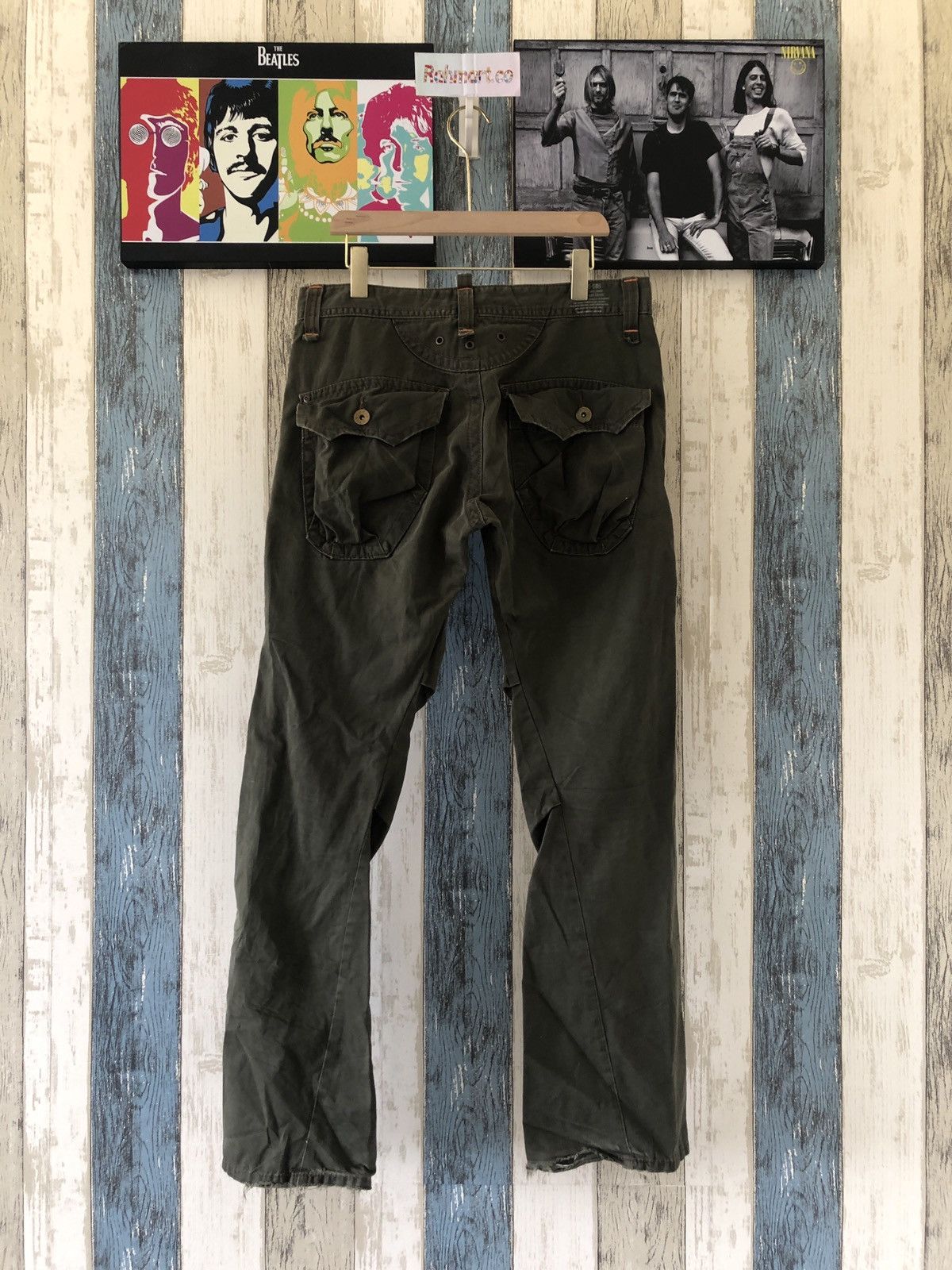 Edwin Vintage Edwin 505 Bush Pants Six Pocket Cargo Pants Size US 34 / EU 50 - 7 Thumbnail