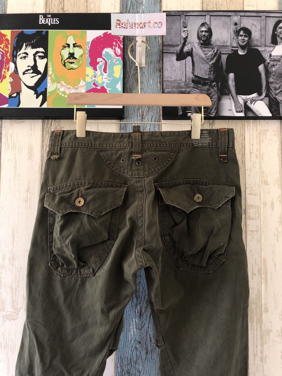Edwin Vintage Edwin 505 Bush Pants Six Pocket Cargo Pants Size US 34 / EU 50 - 8 Thumbnail