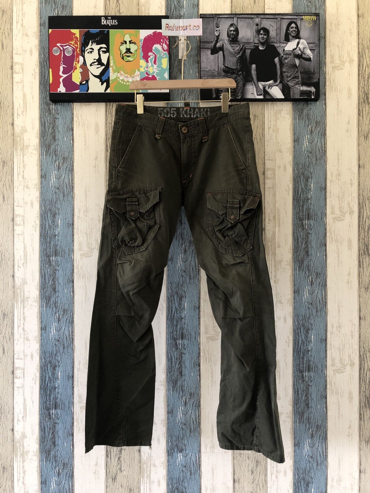 Edwin Vintage Edwin 505 Bush Pants Six Pocket Cargo Pants Size US 34 / EU 50 - 1 Thumbnail