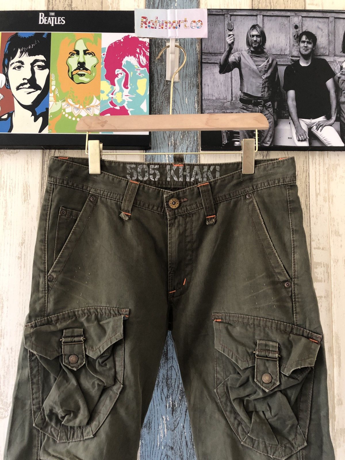 Edwin Vintage Edwin 505 Bush Pants Six Pocket Cargo Pants Size US 34 / EU 50 - 2 Thumbnail