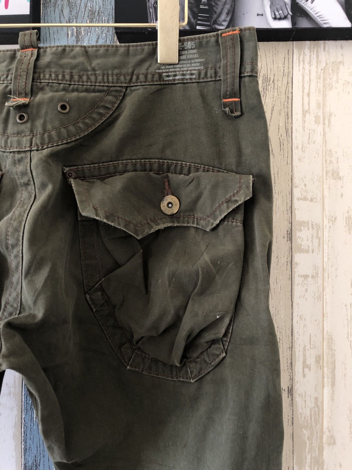 Edwin Vintage Edwin 505 Bush Pants Six Pocket Cargo Pants Size US 34 / EU 50 - 9 Thumbnail