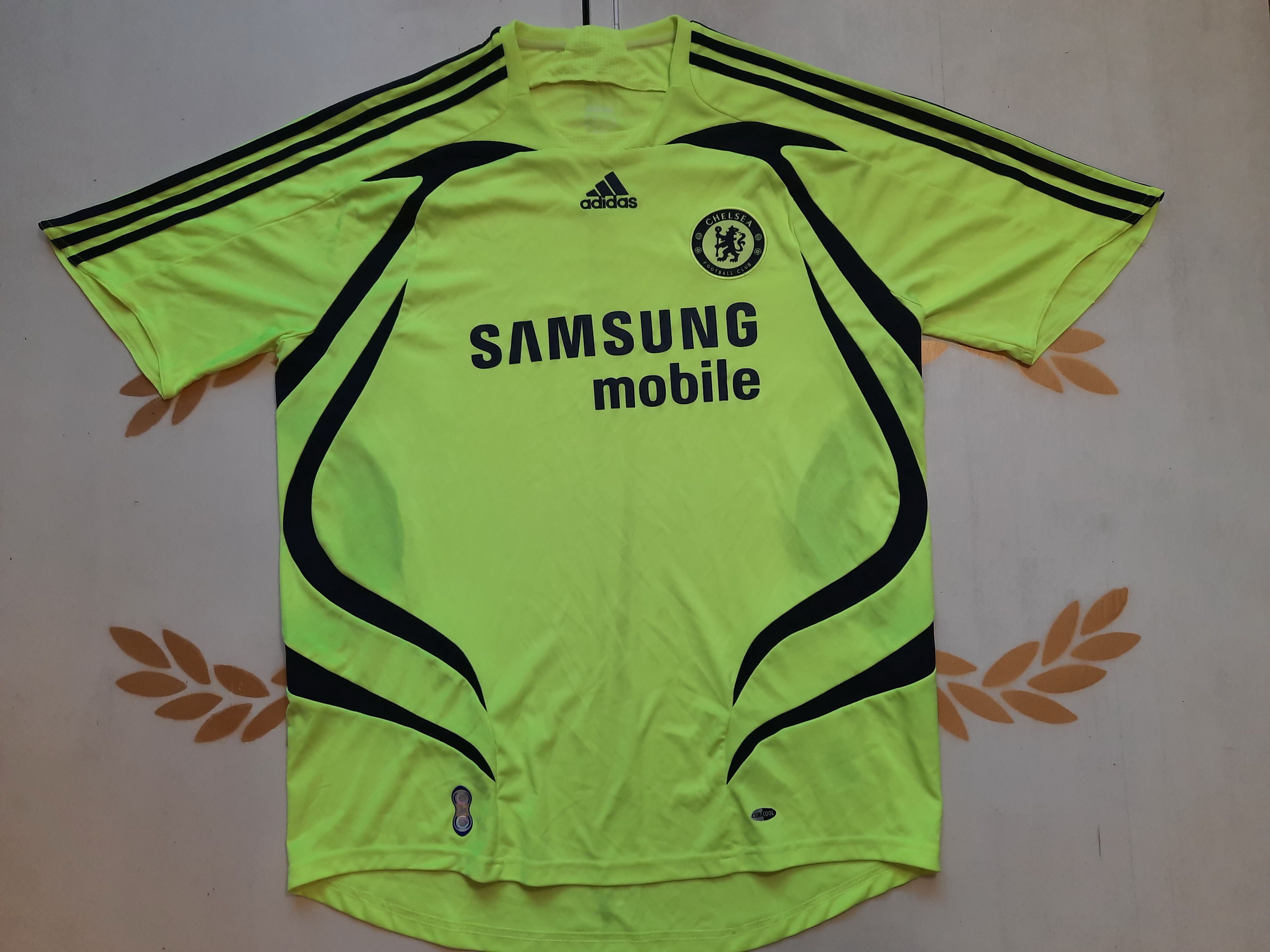 Chelsea FC CFC CHE England Adidas 2007 2008 Light Green Black 