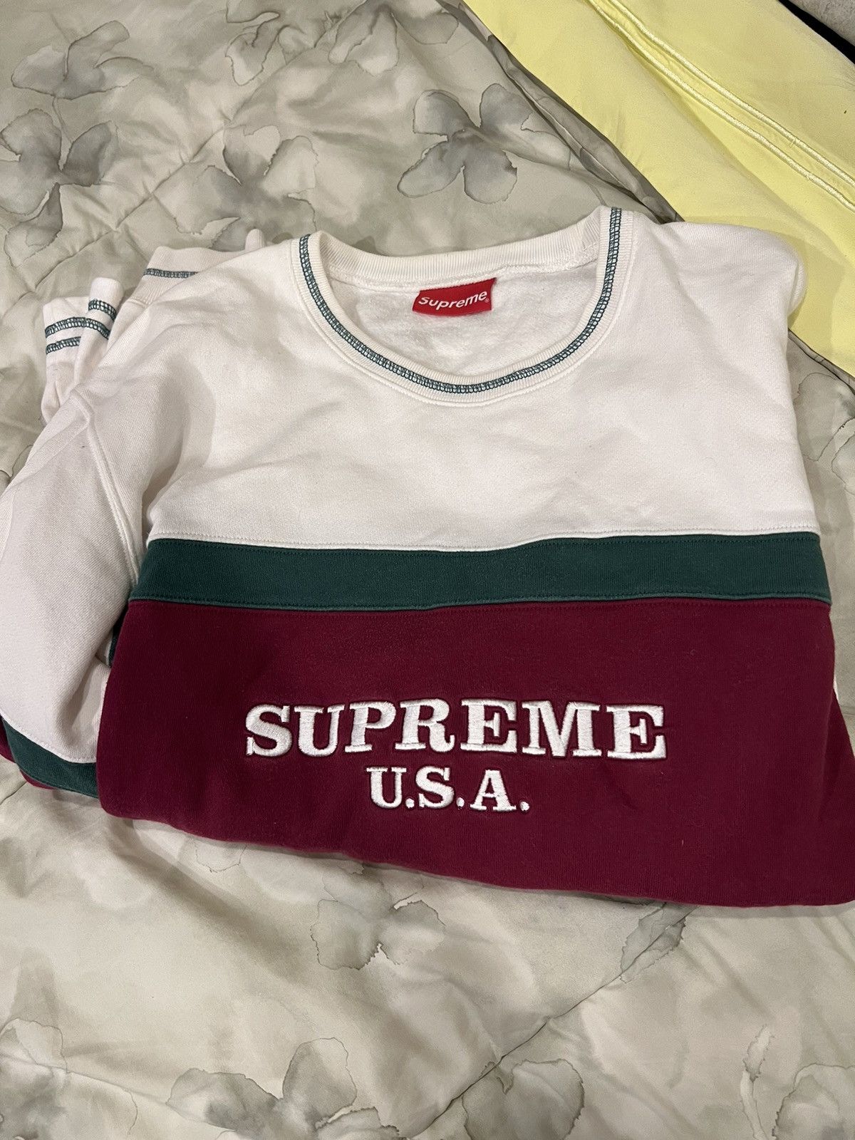 Supreme Supreme Center Strip Crewneck - L Size US L / EU 52-54 / 3 - 5 Thumbnail