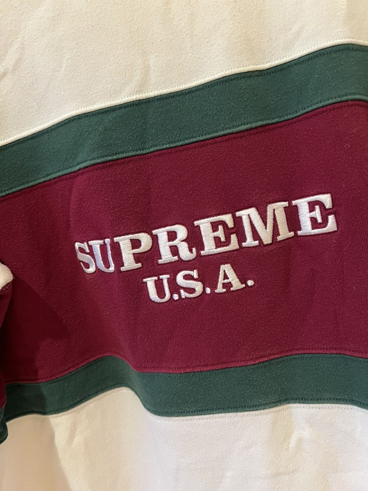 Supreme Supreme Center Strip Crewneck - L Size US L / EU 52-54 / 3 - 3 Thumbnail