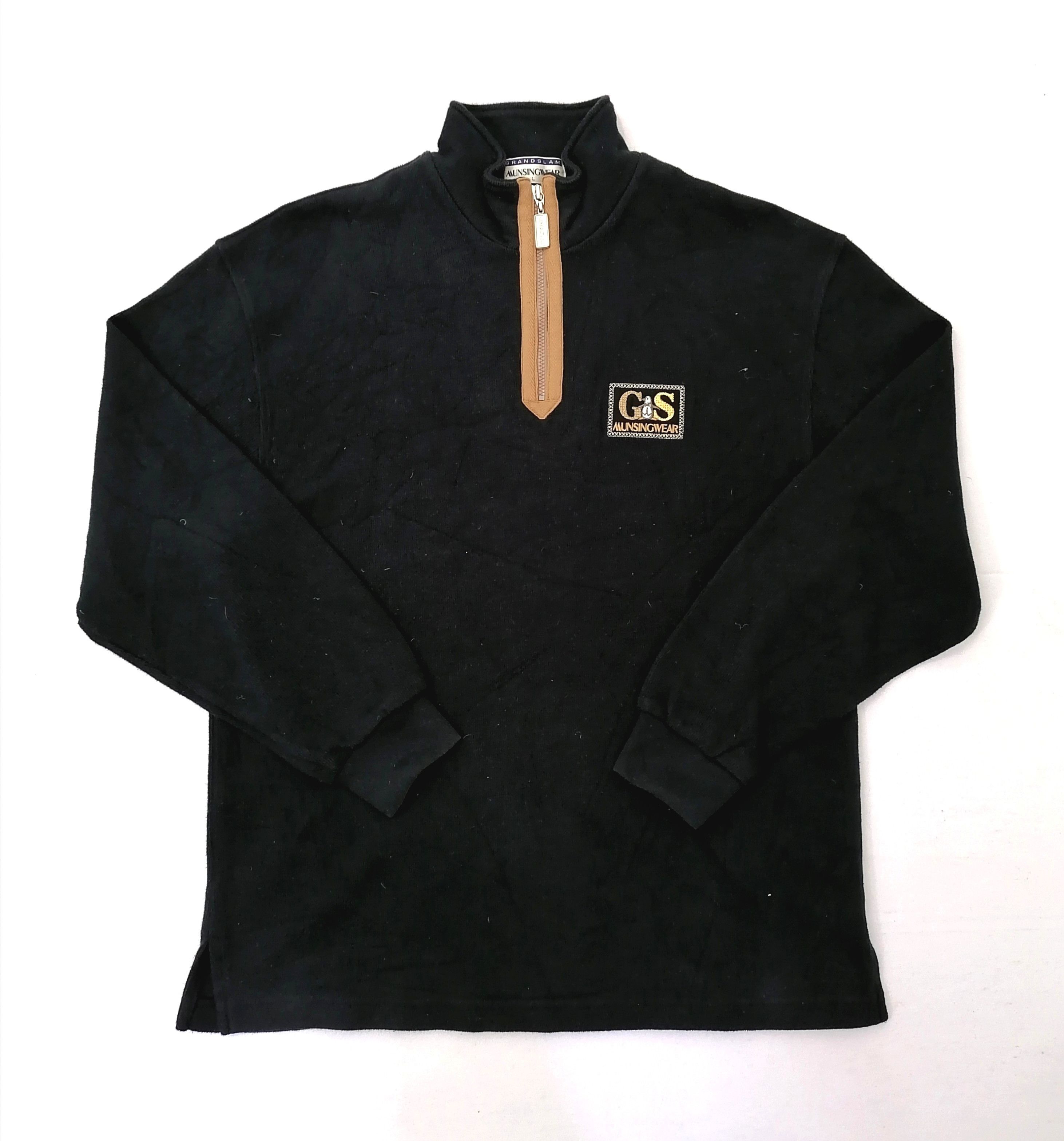 Grand Slam × Japanese Brand Grandslam Munsingwear Longsleeve Zipper Tee Size US L / EU 52-54 / 3 - 1 Thumbnail