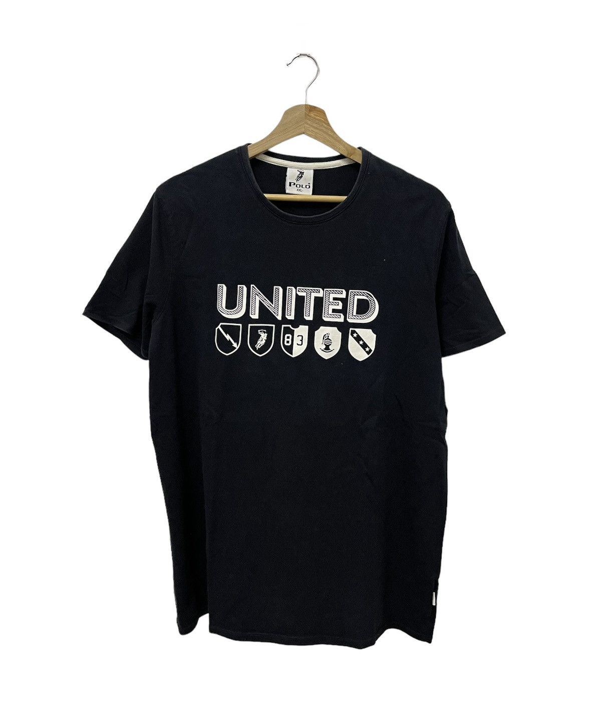 Japanese Brand × Vintage Vintage Polo United Spell Out Logo Tshirt Size US L / EU 52-54 / 3 - 1 Thumbnail