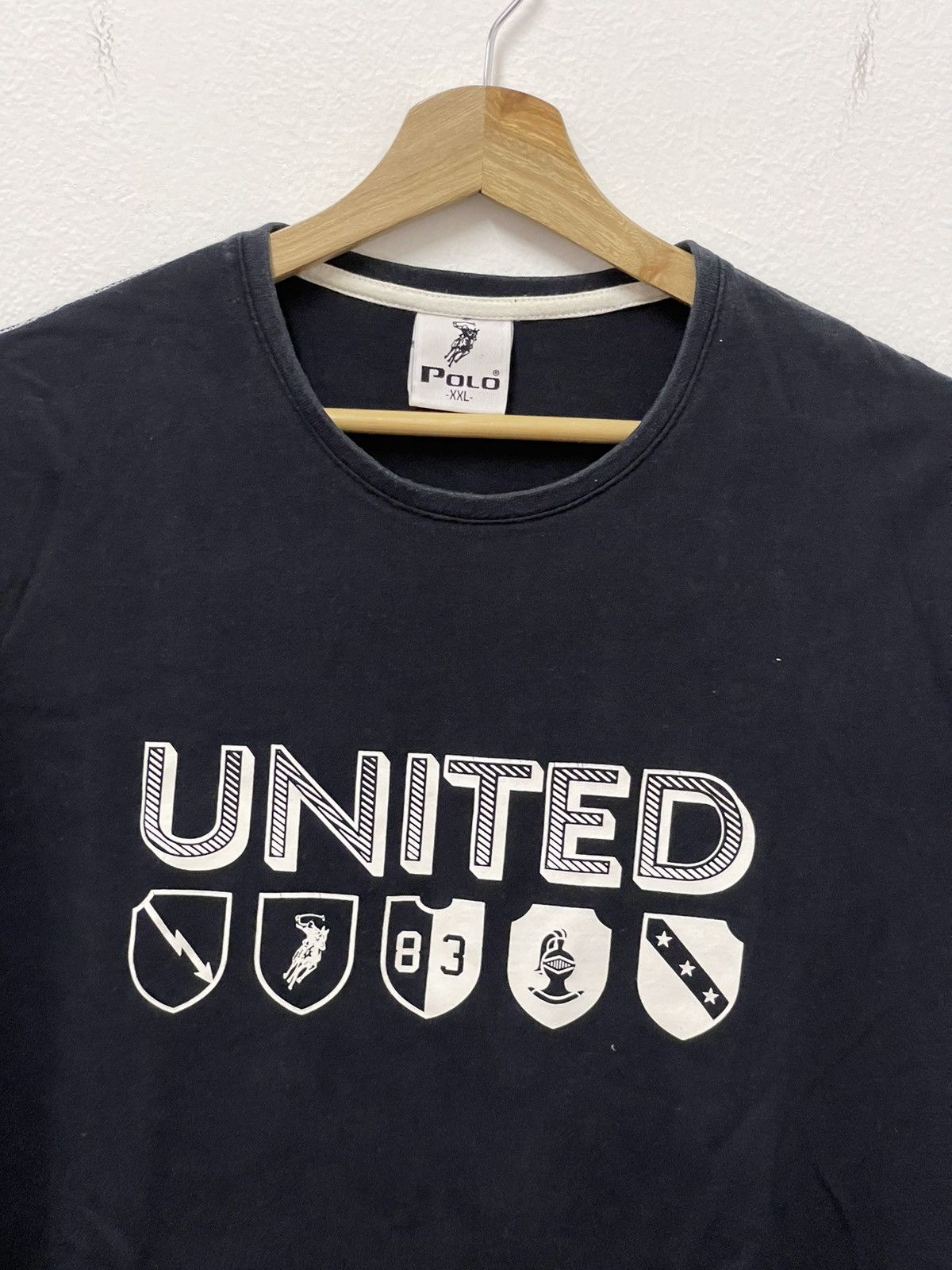 Japanese Brand × Vintage Vintage Polo United Spell Out Logo Tshirt Size US L / EU 52-54 / 3 - 2 Thumbnail