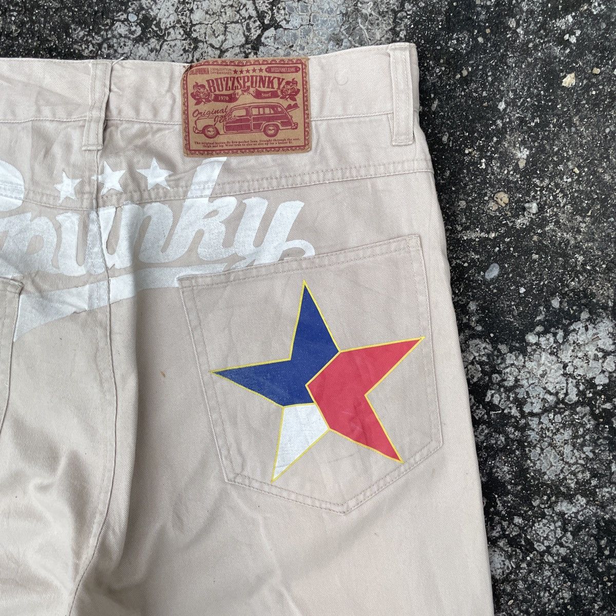 Japanese Brand Vintage Buzz Spunky Stary Motive Pants Size US 31 - 8 Thumbnail