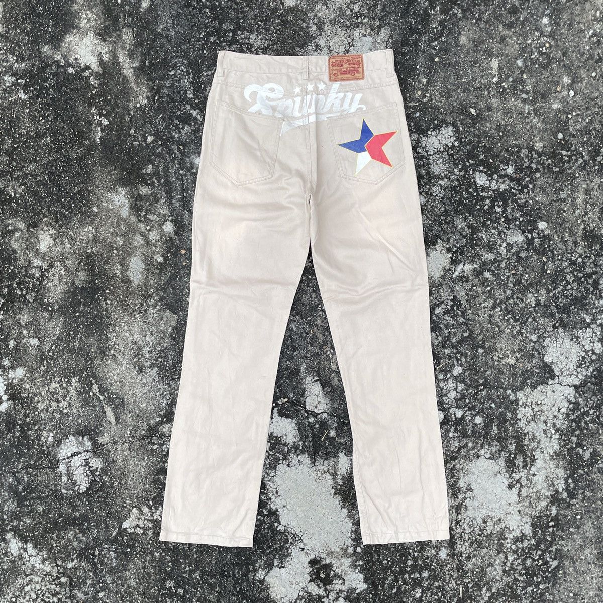 Japanese Brand Vintage Buzz Spunky Stary Motive Pants Size US 31 - 7 Thumbnail