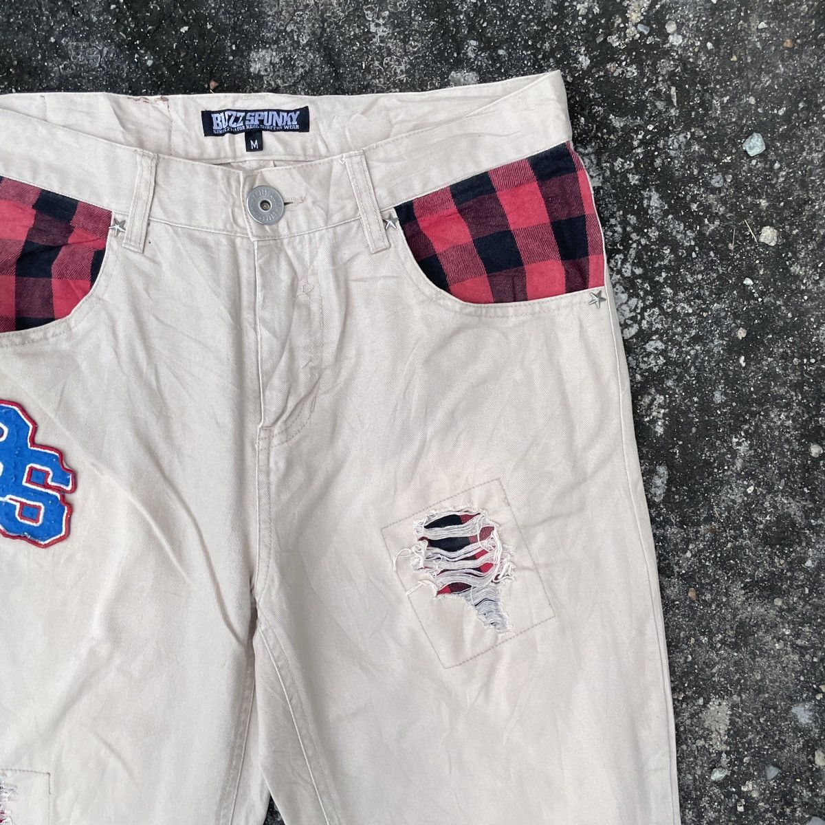 Japanese Brand Vintage Buzz Spunky Stary Motive Pants Size US 31 - 2 Thumbnail