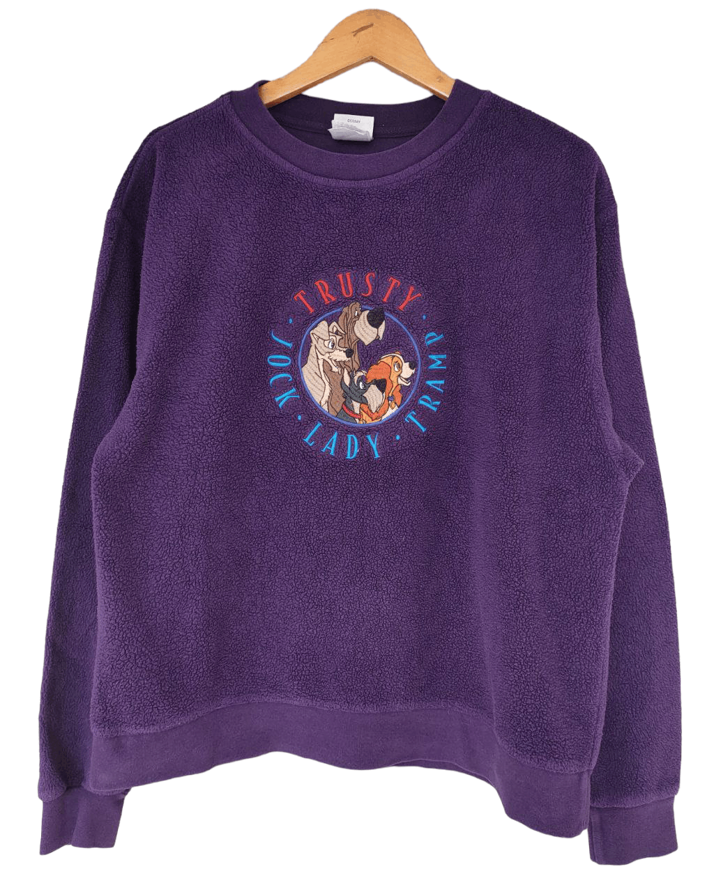 Cartoon Network Vtg Disney Lady and The Tramp Fleece Crewneck Size US S / EU 44-46 / 1 - 1 Thumbnail