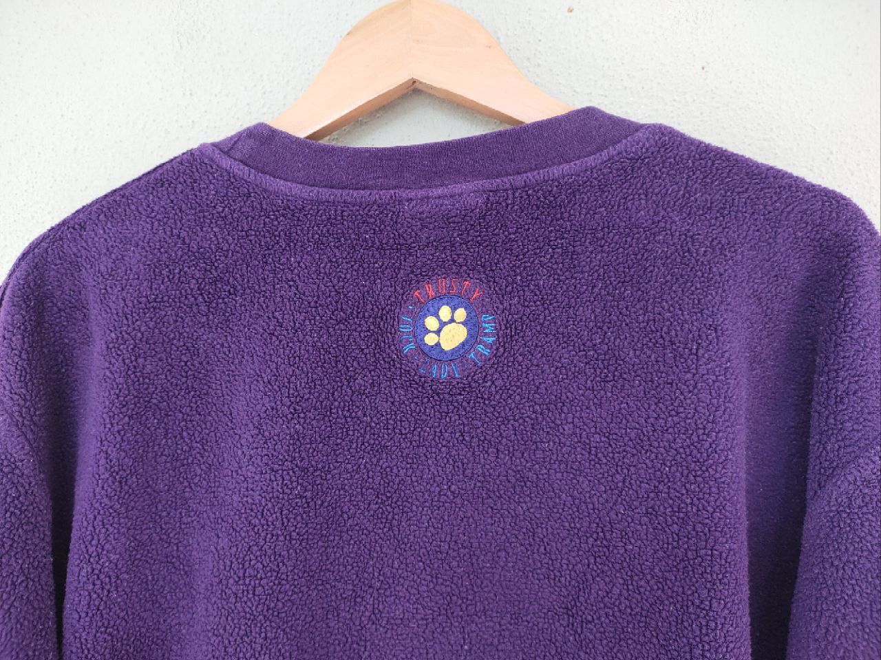 Cartoon Network Vtg Disney Lady and The Tramp Fleece Crewneck Size US S / EU 44-46 / 1 - 3 Thumbnail