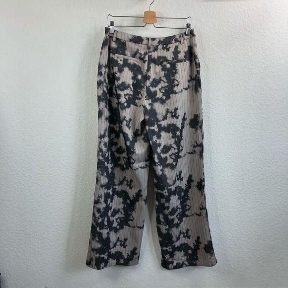 Asos × Jaded London Jaded London Tie Dye Relaxed Wide Leg Pants Pinstr Size 28" / US 6 / IT 42 - 8 Thumbnail