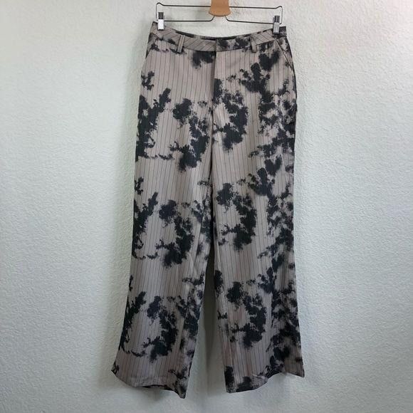 Asos × Jaded London Jaded London Tie Dye Relaxed Wide Leg Pants Pinstr Size 28" / US 6 / IT 42 - 1 Thumbnail