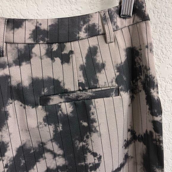 Asos × Jaded London Jaded London Tie Dye Relaxed Wide Leg Pants Pinstr Size 28" / US 6 / IT 42 - 7 Thumbnail